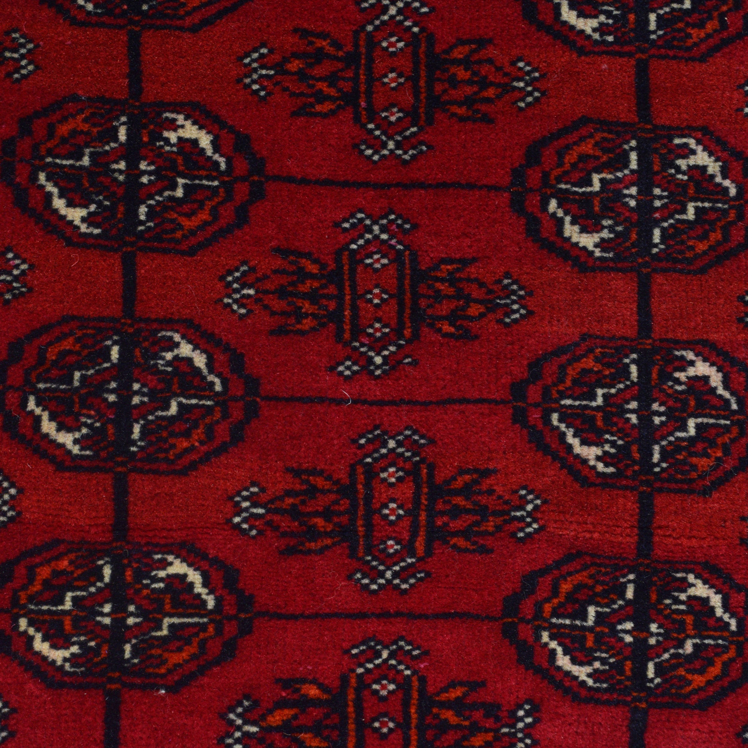 Handmade Wool Bokhara Runner 77 x 191 cm (ID G22936)