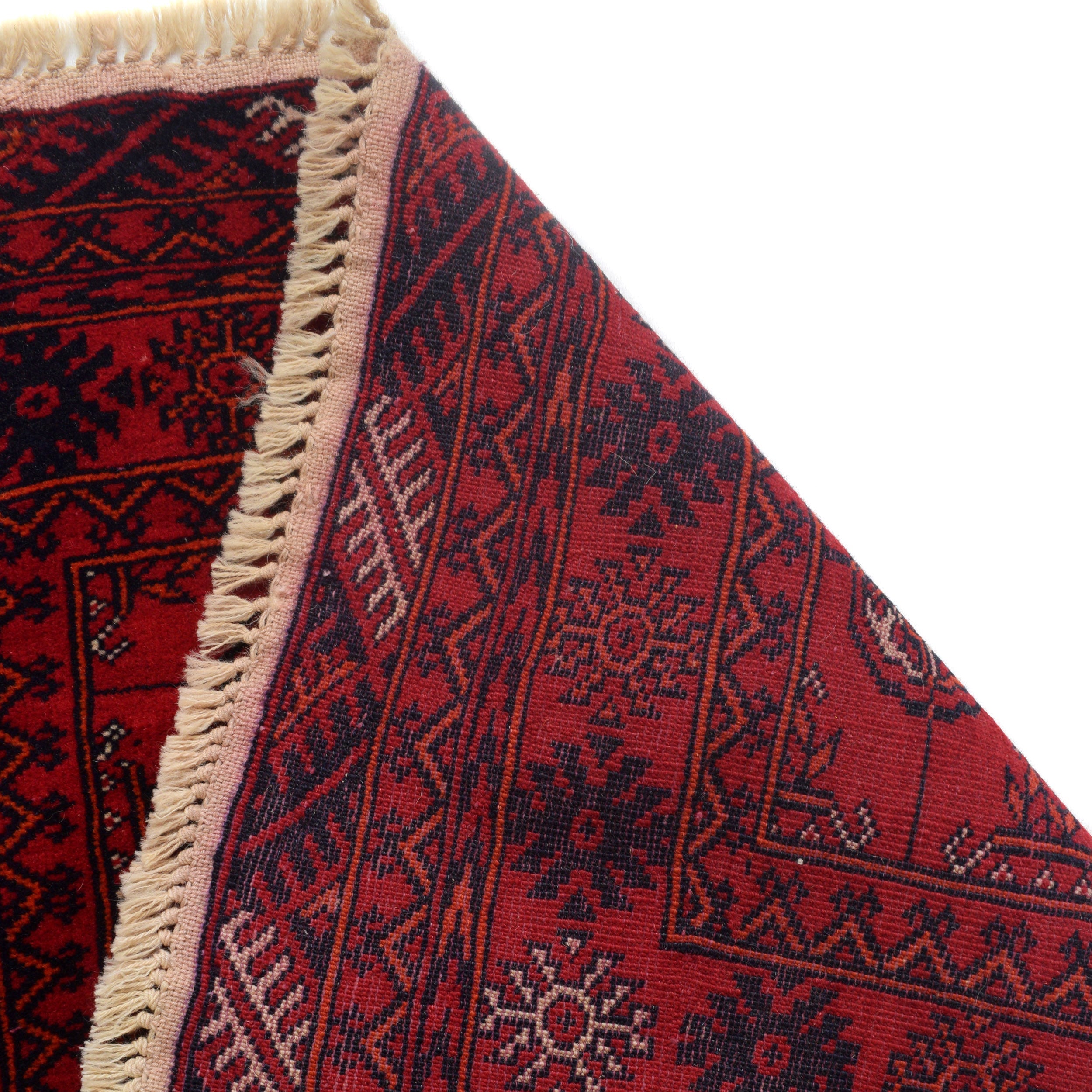 Handmade Wool Bokhara Runner 77 x 191 cm (ID G22936)