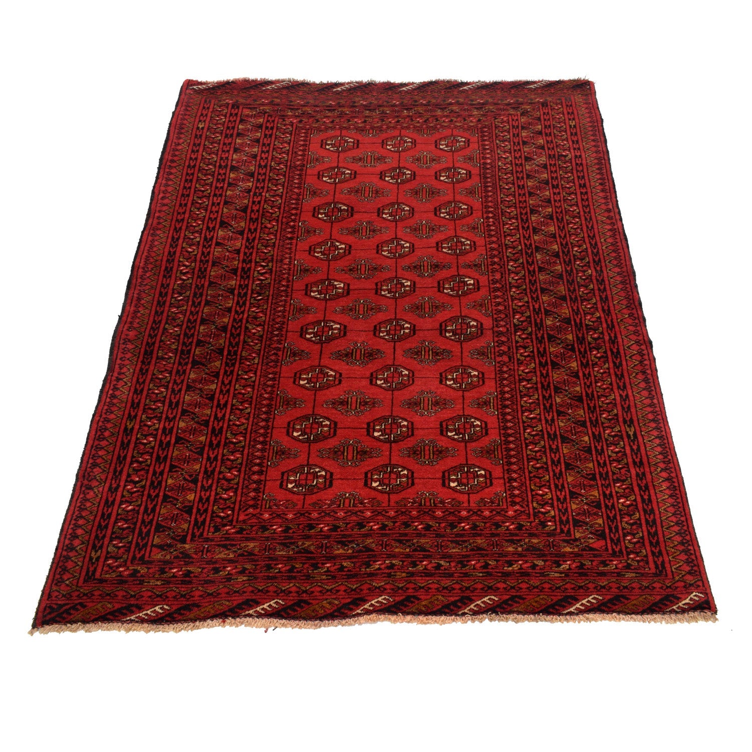 Handmade Bokhara Wool Rug 124 x 171 (cm) (ID G24927)