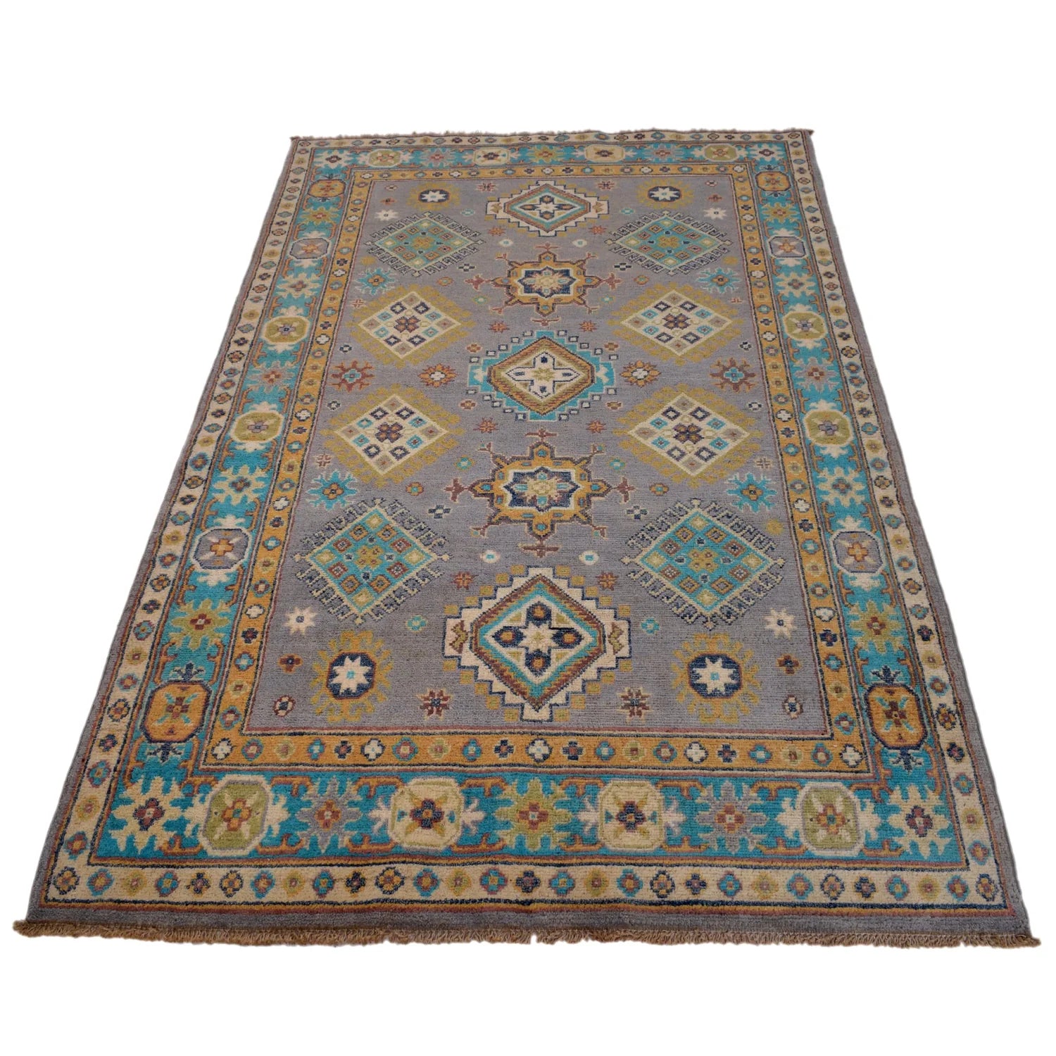 Hand Knotted Kazak Carpet 116 x 192 (cm) - No. G34008