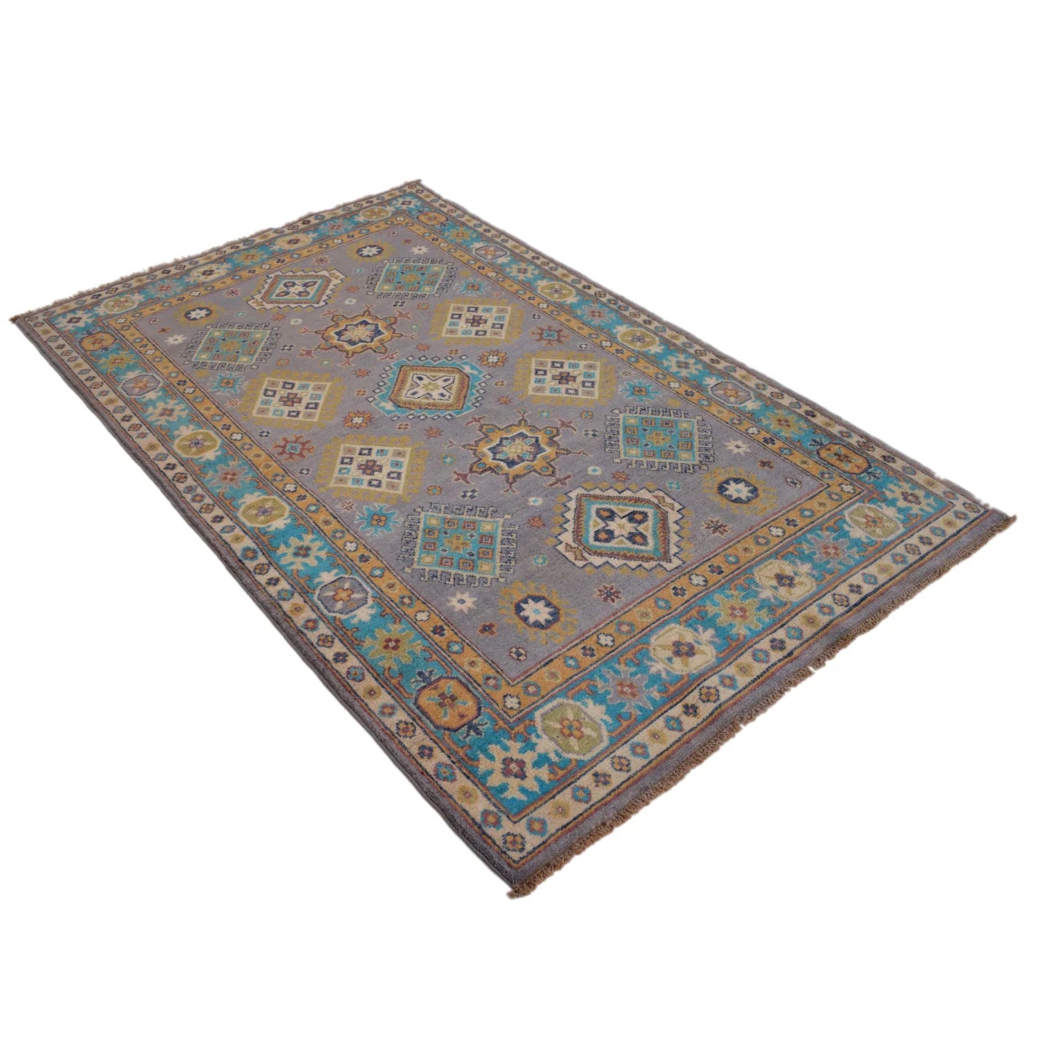 Hand Knotted Kazak Carpet 116 x 192 (cm) - No. G34008