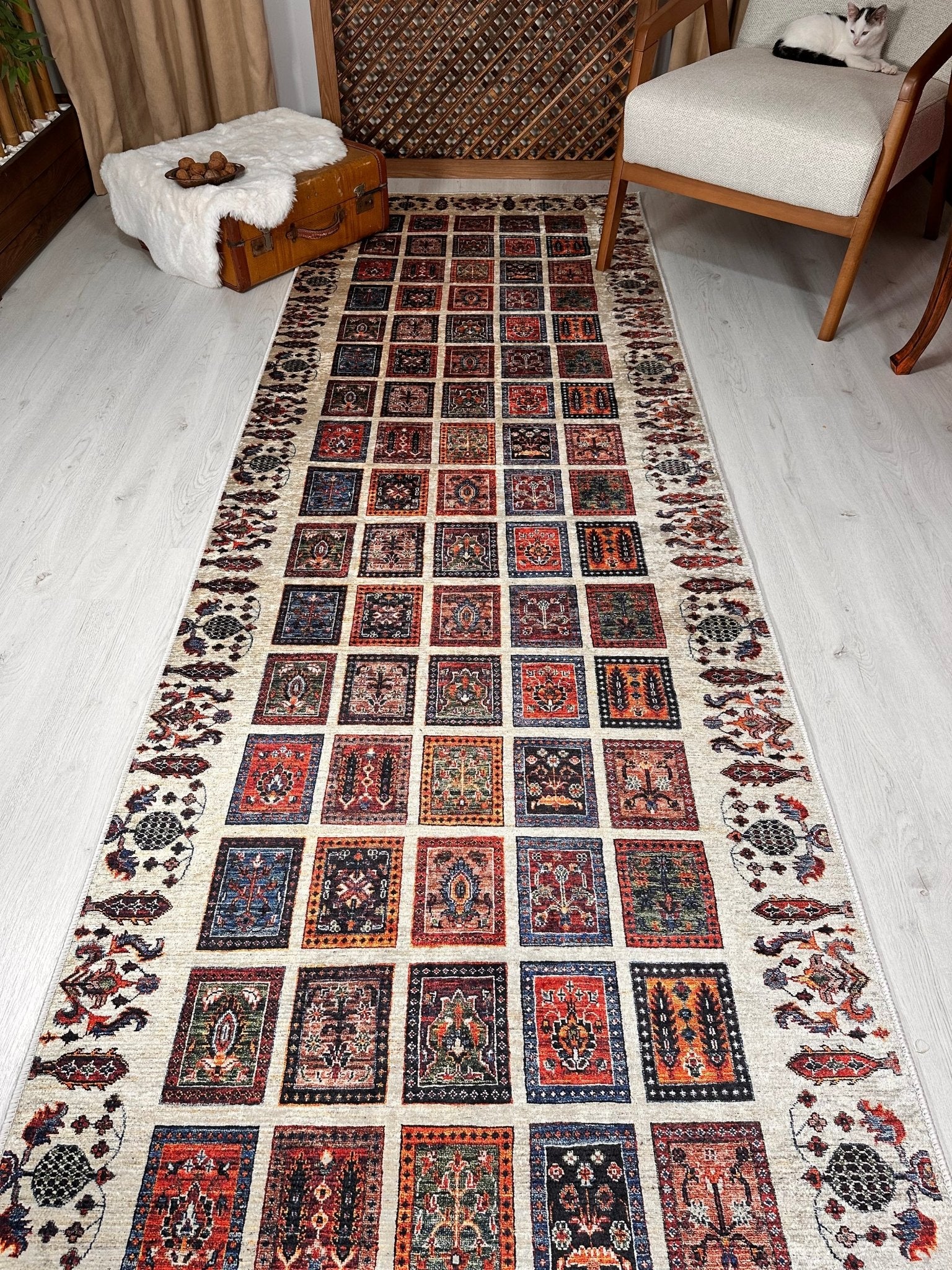 Bohemian Afghan Rug - Aladdinrugs