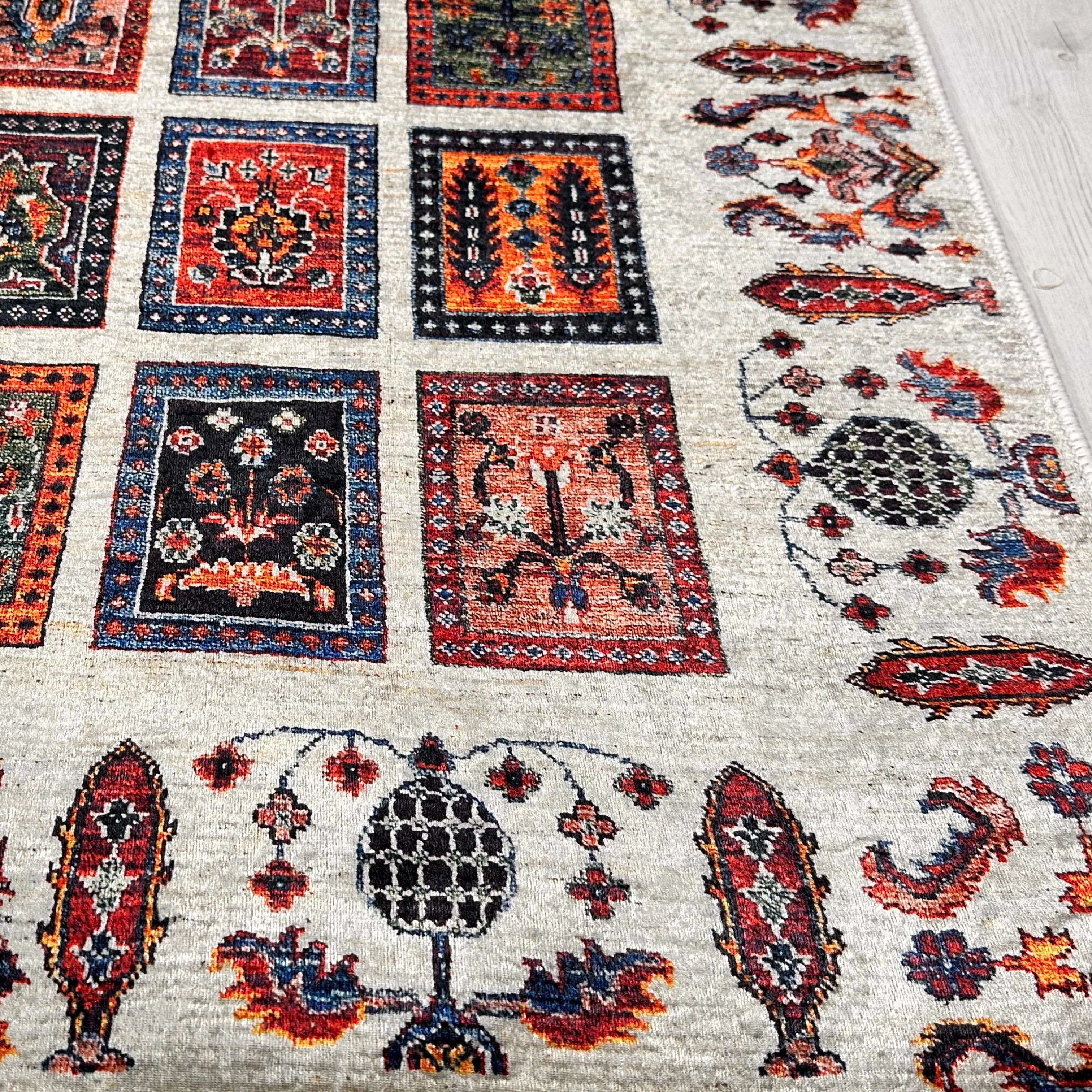 Bohemian Afghan Rug - Aladdinrugs