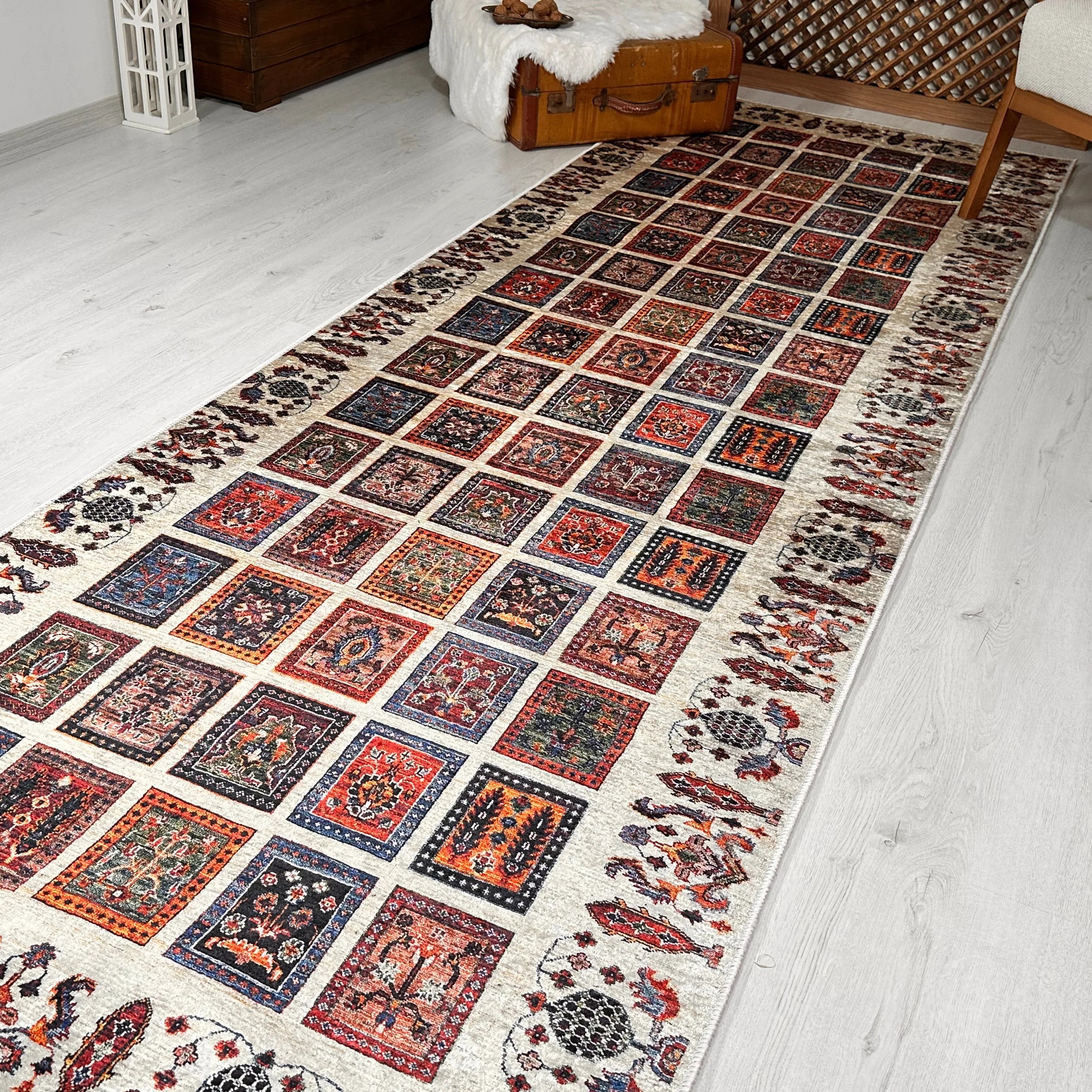 Bohemian Afghan Rug - Aladdinrugs