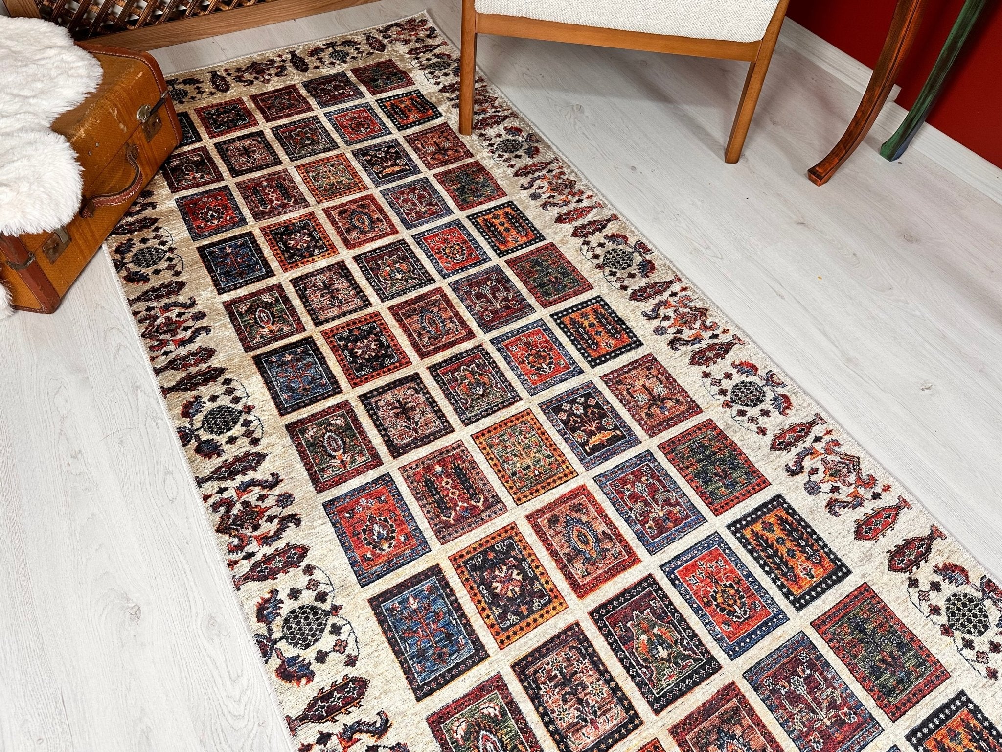 Bohemian Afghan Rug - Aladdinrugs