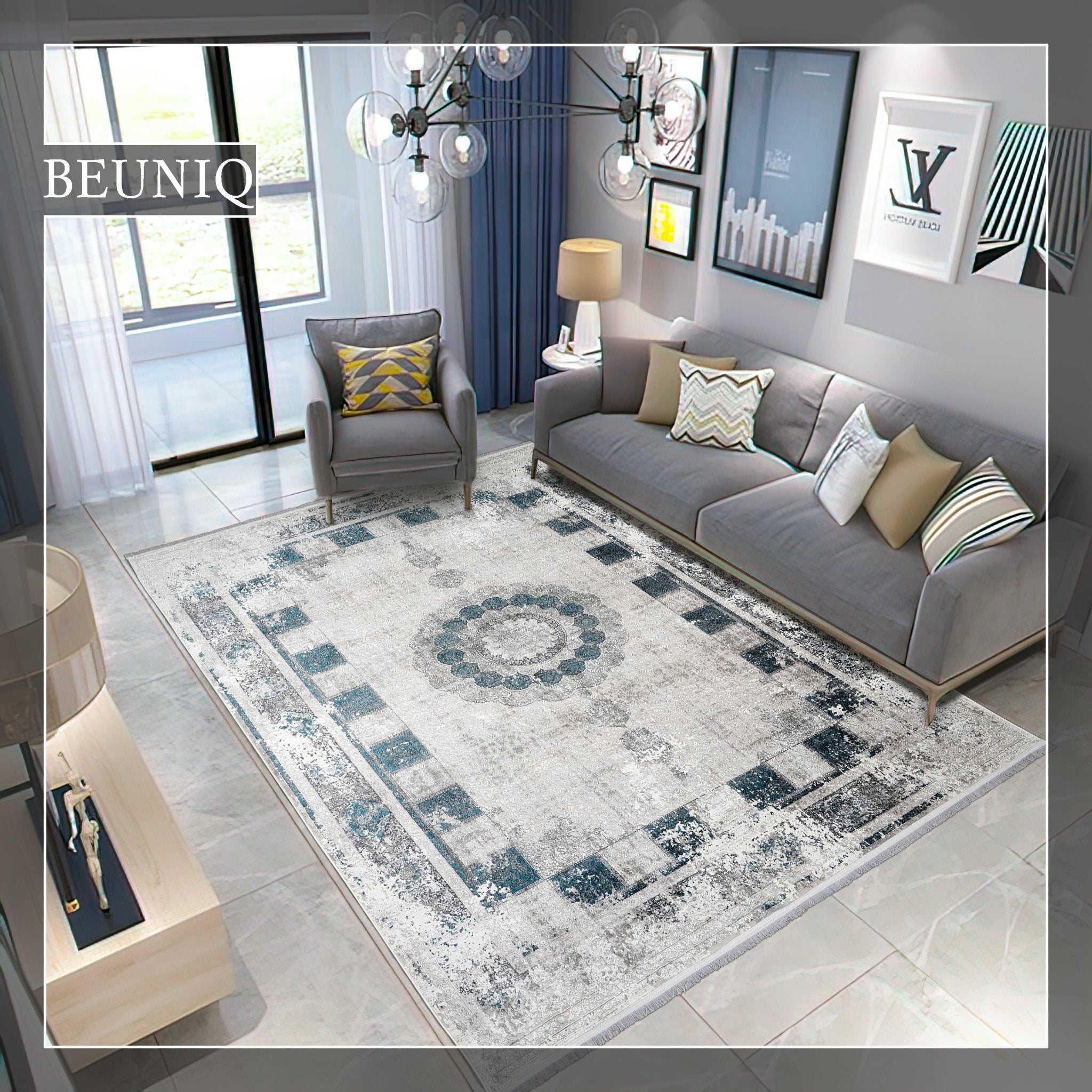 Petra Jordan Vintage Area Rug 07275 - Aladdinrugs
