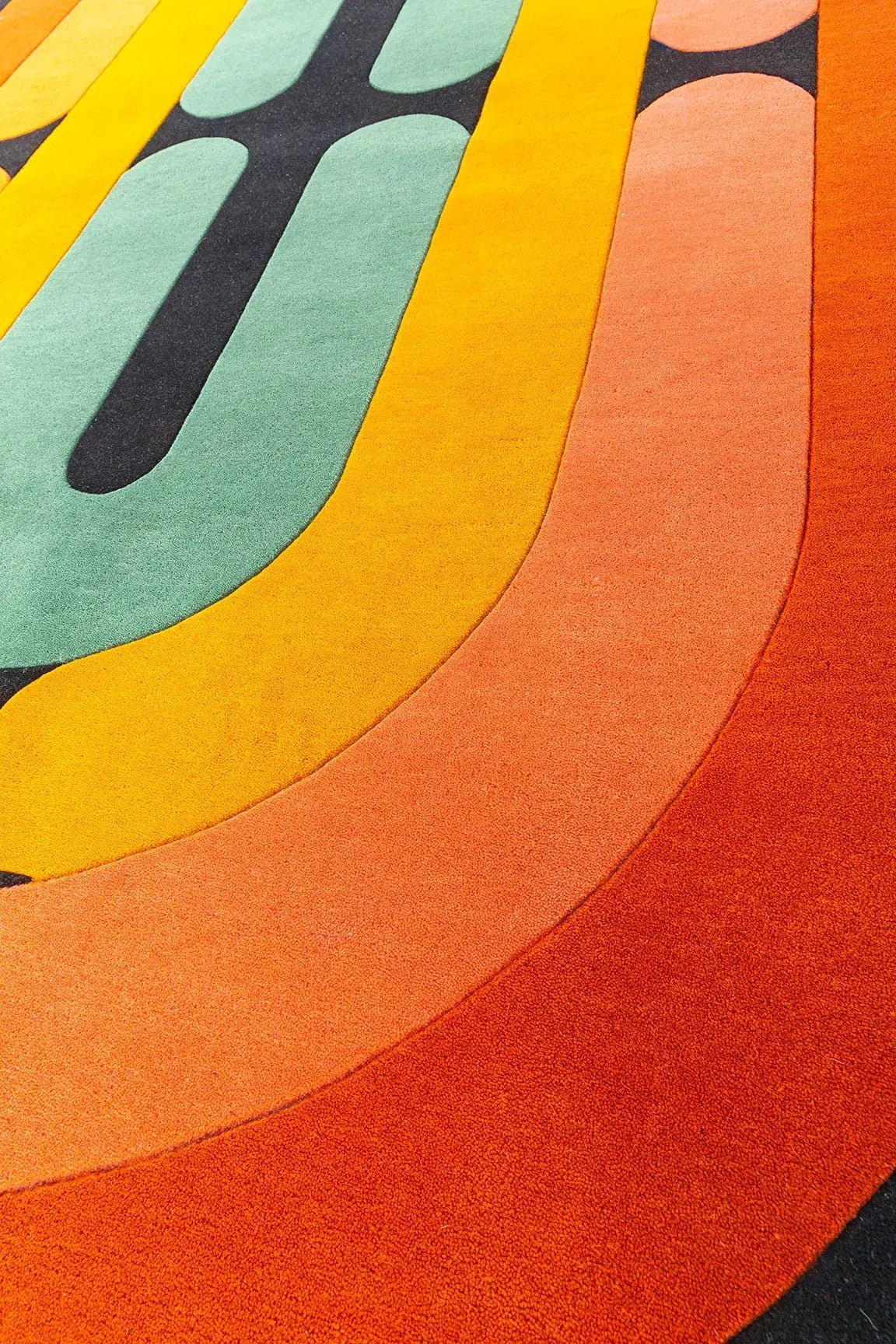 Abstract Orange Rug - Aladdinrugs