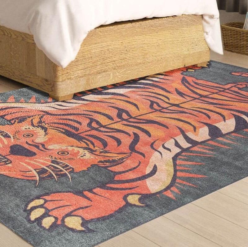 Vibrant Tiger Rug - Aladdinrugs