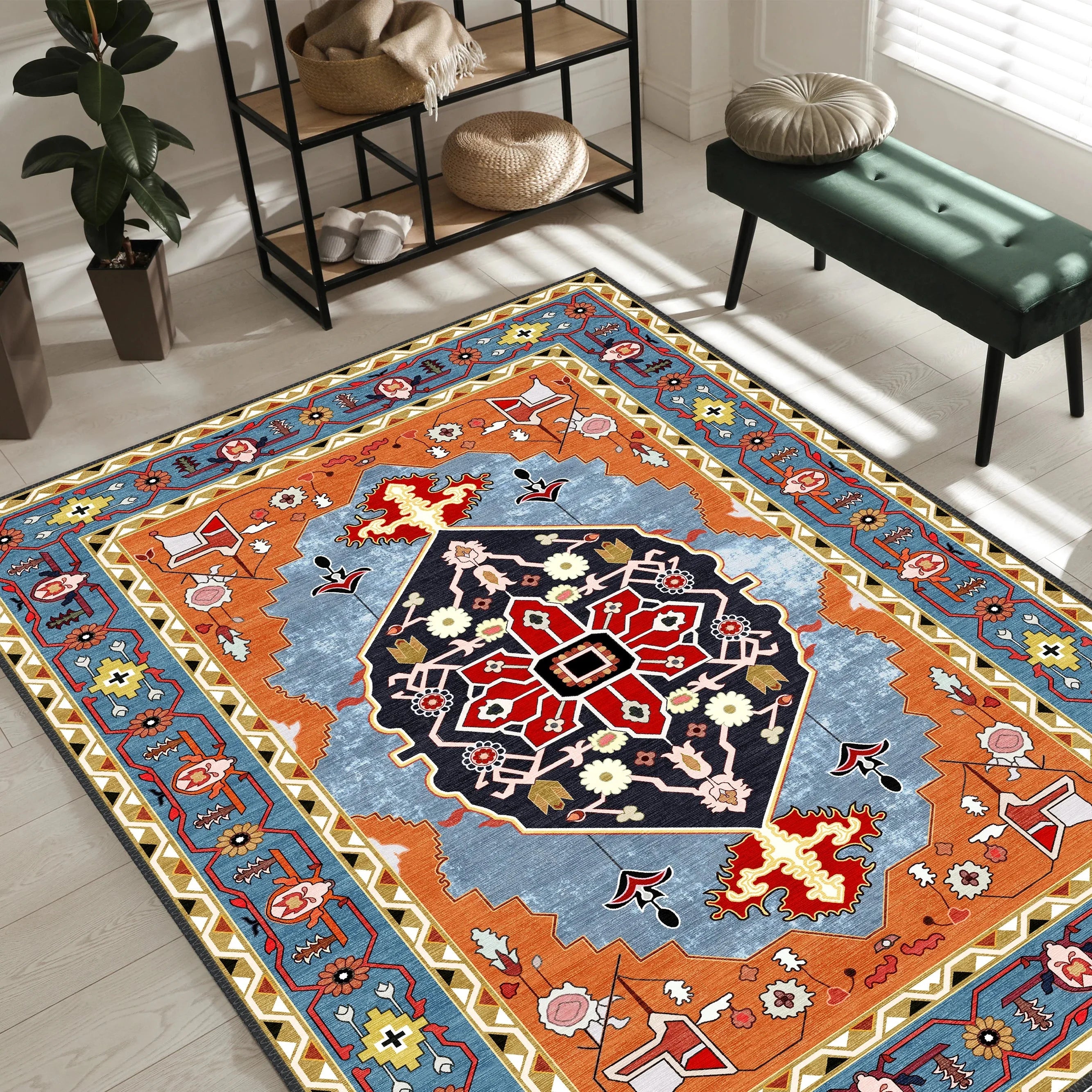 Warm Tones Carpet - Aladdinrugs