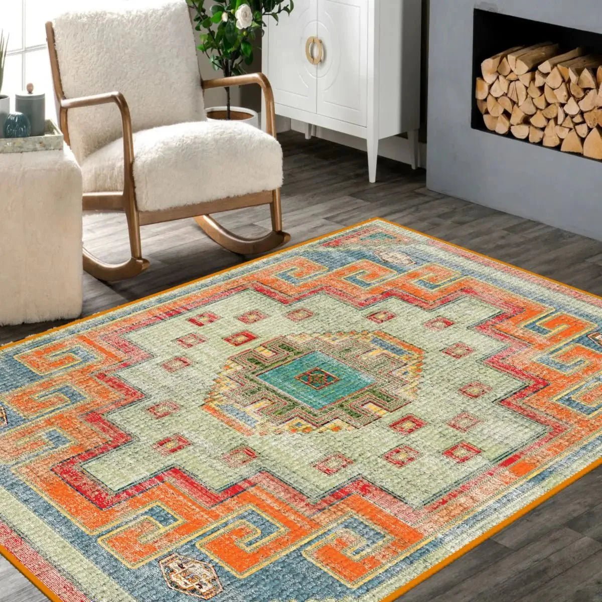 Turkish Runner Rug Orange - Aladdinrugs