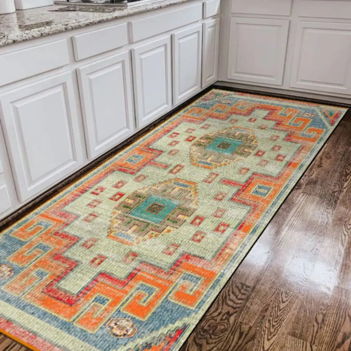 Turkish Runner Rug Orange - Aladdinrugs