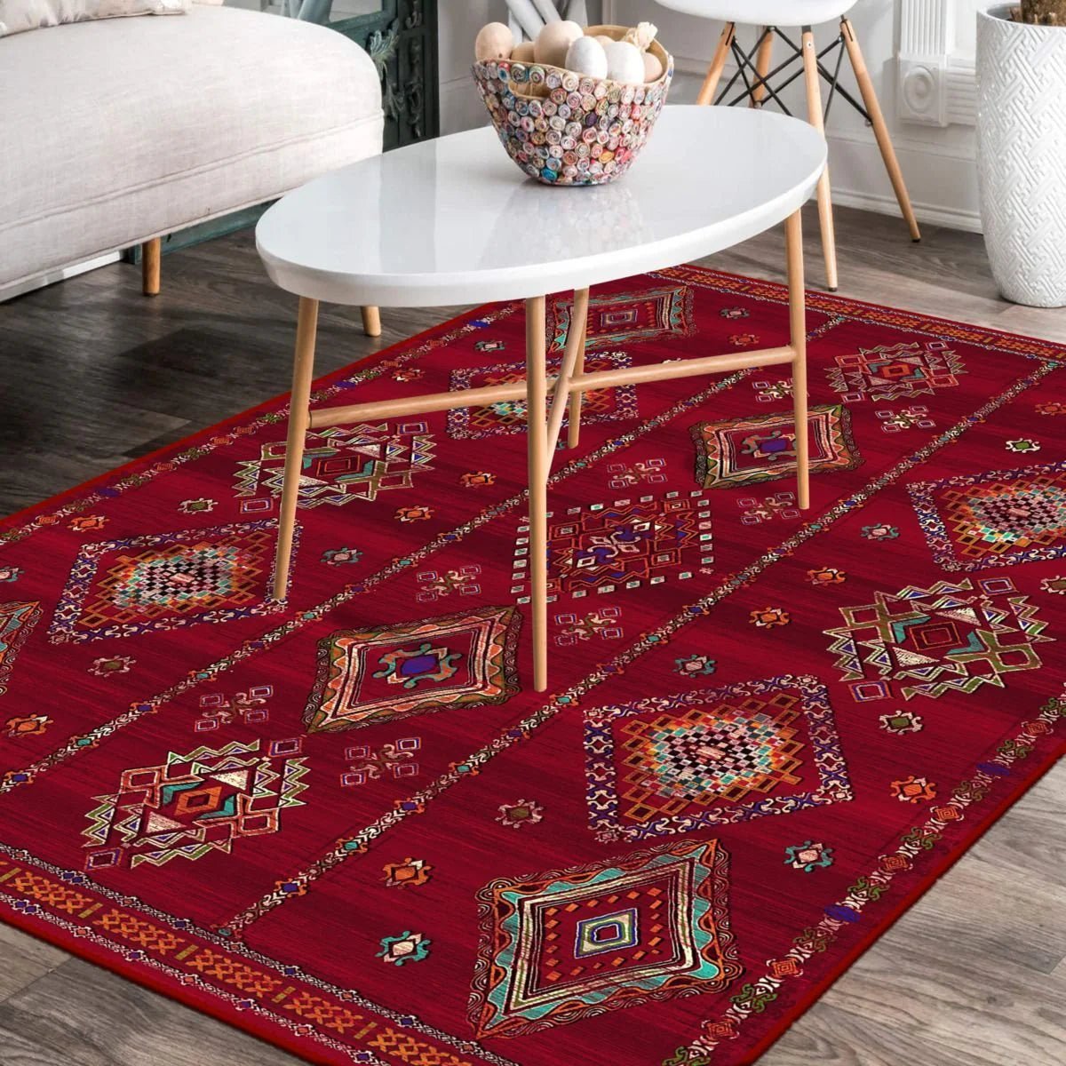 Red Enryway Runner - Aladdinrugs