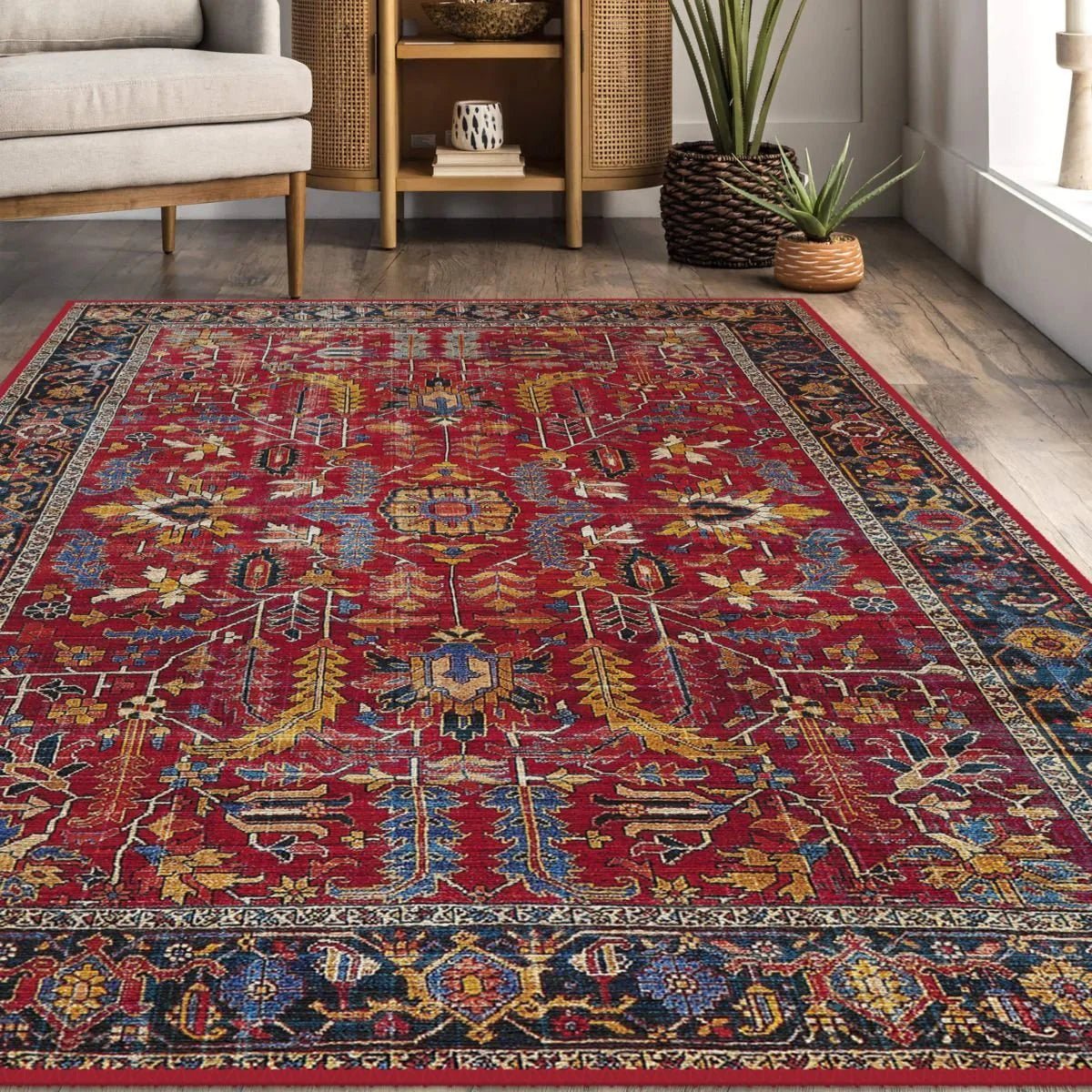 Rustic Boho Rug - Aladdinrugs