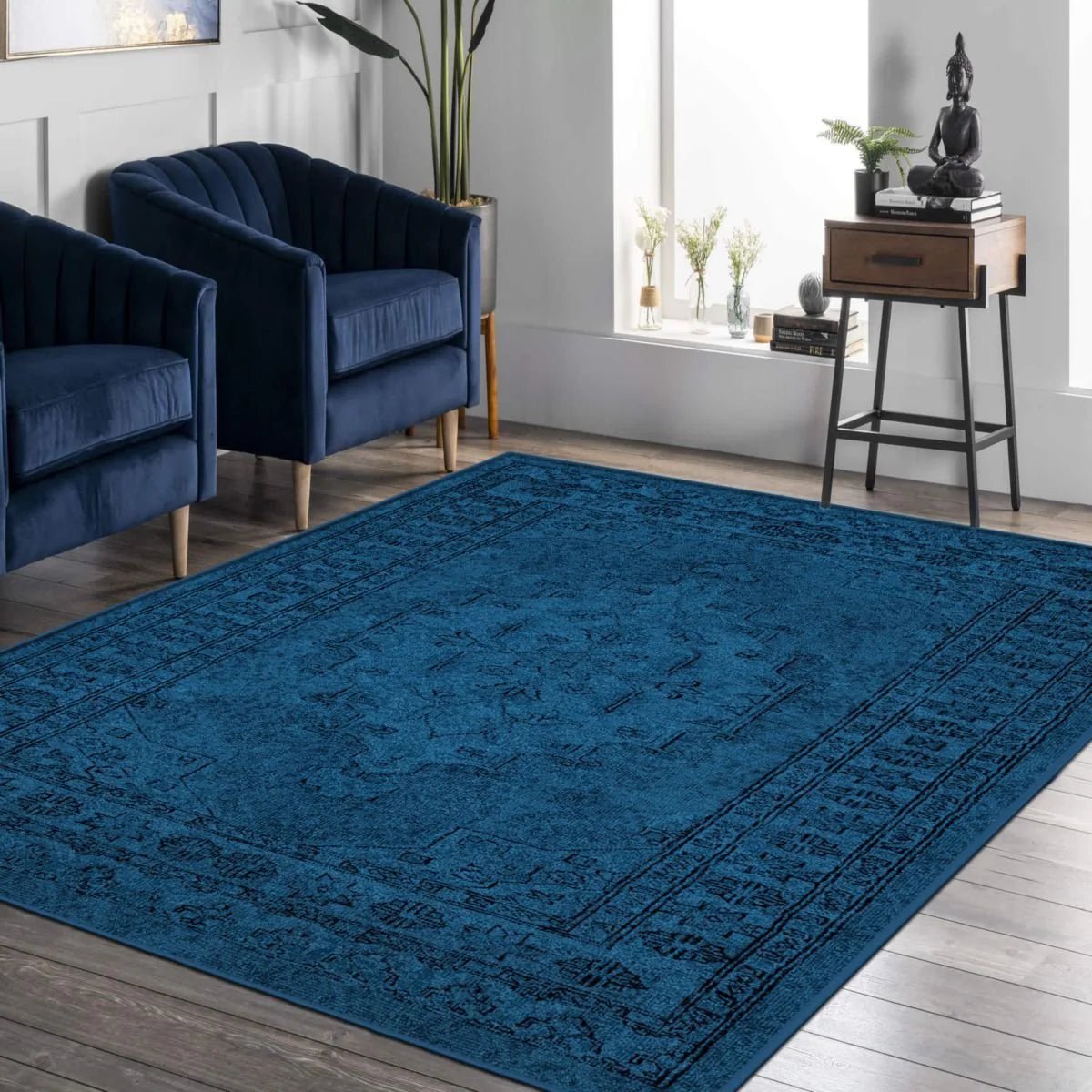 Cozy Navy Runner - Aladdinrugs