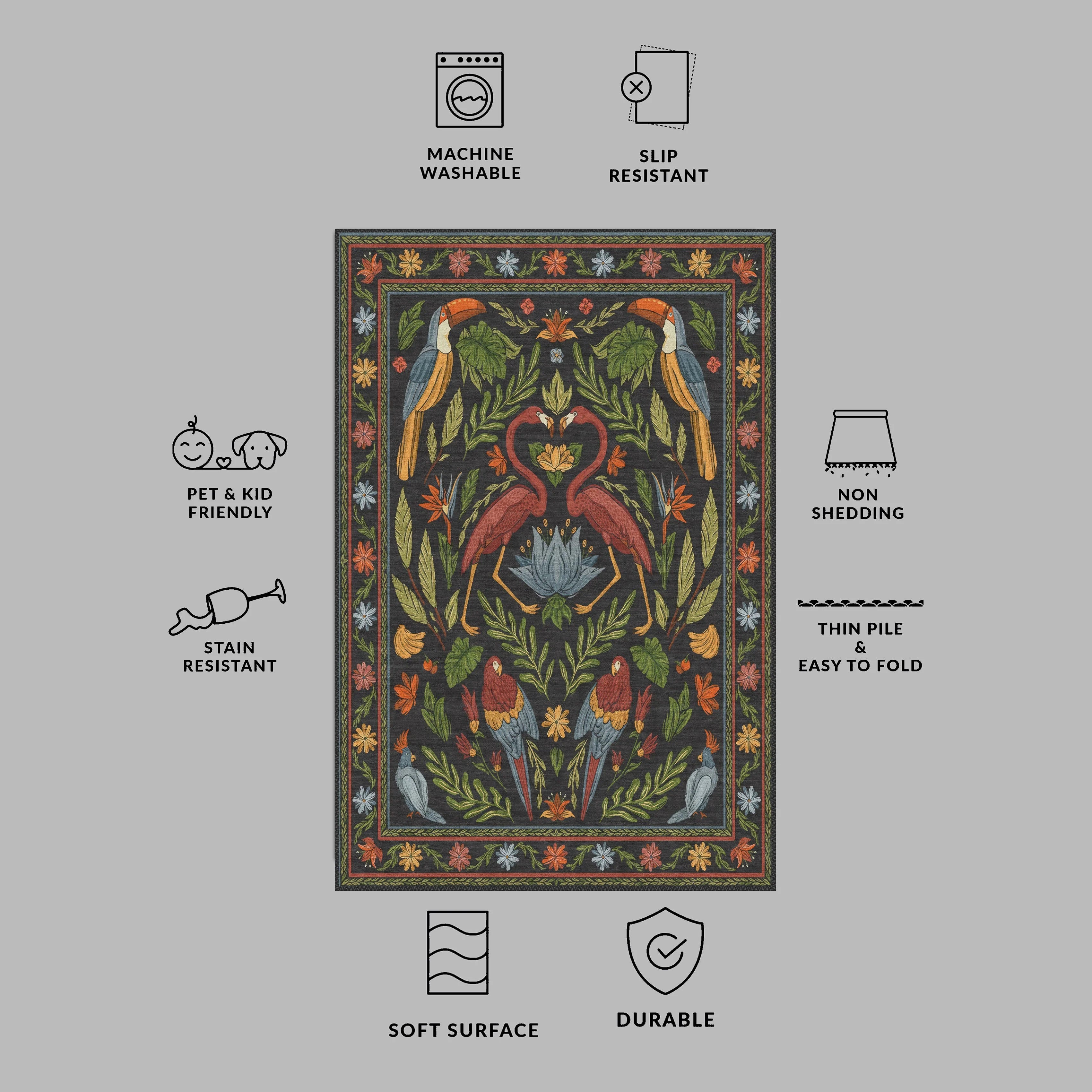 Nature's Symphony Rug - Aladdinrugs
