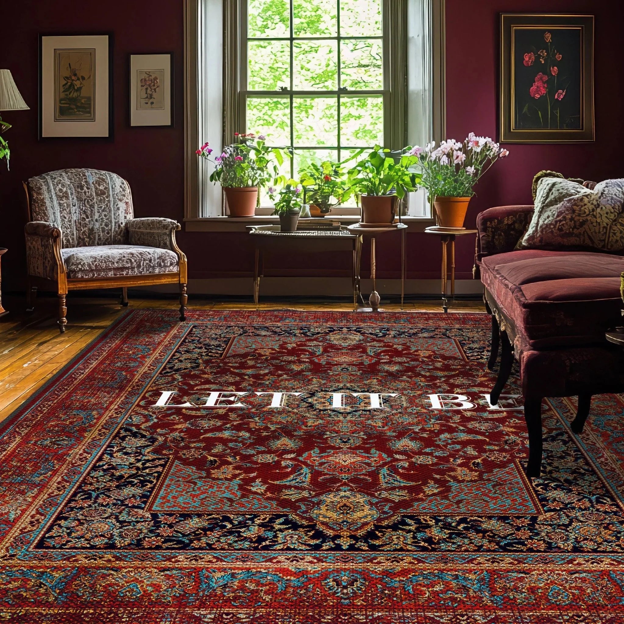 Let it Be - Oriental Art Rug - Aladdinrugs