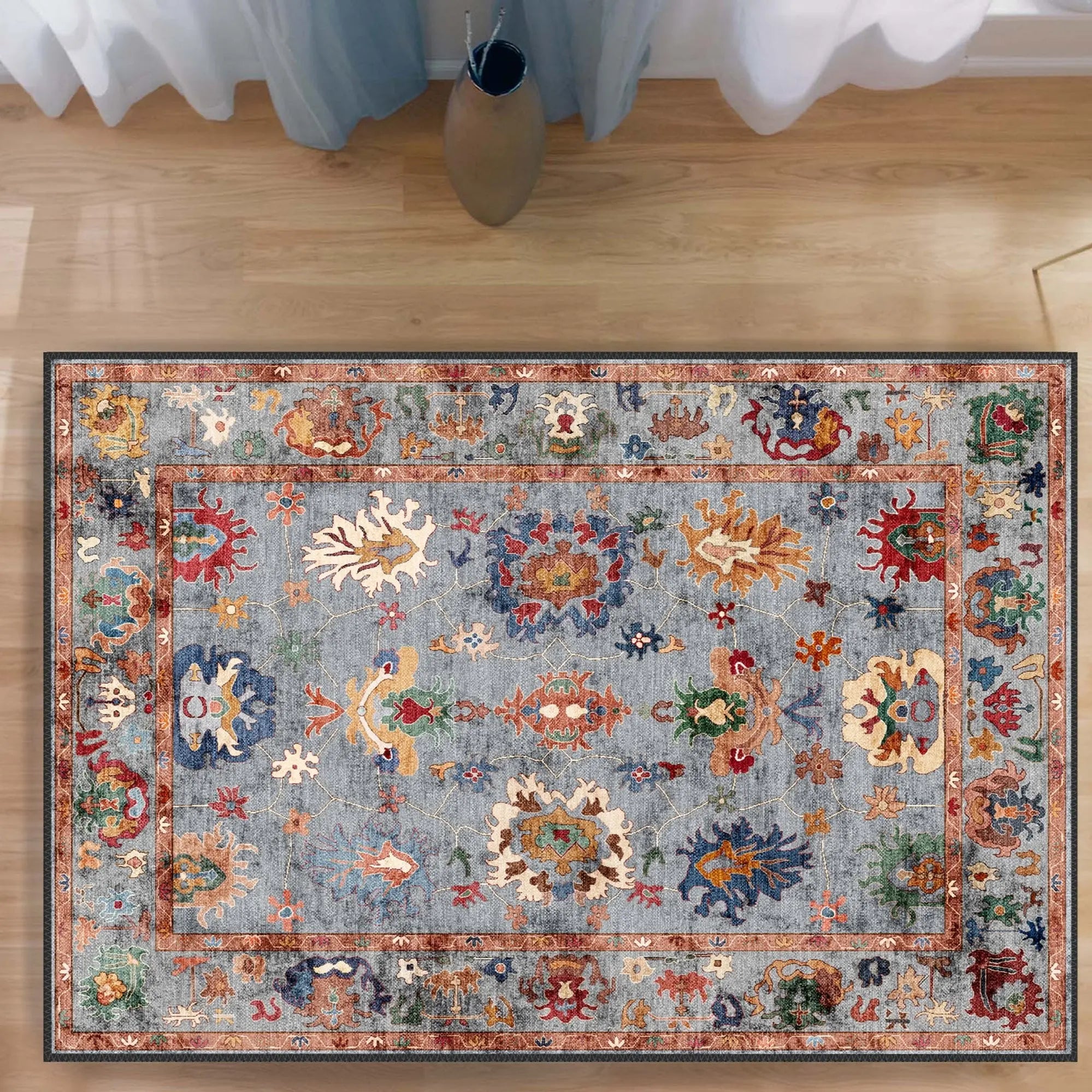 Round Oushak Rug - Aladdinrugs