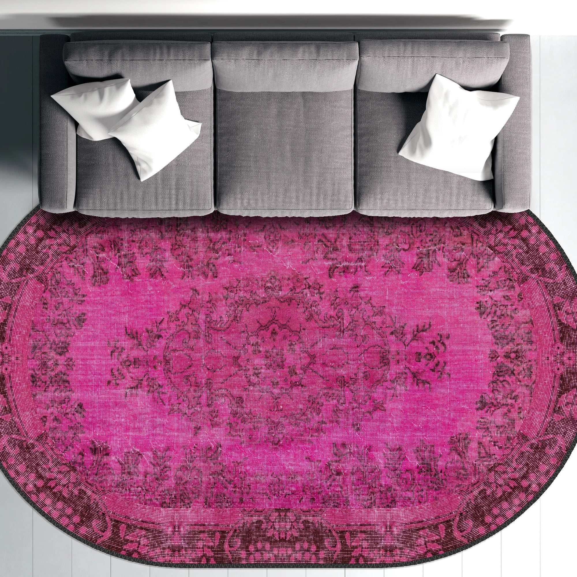 Turkish Pink Runner - Aladdinrugs