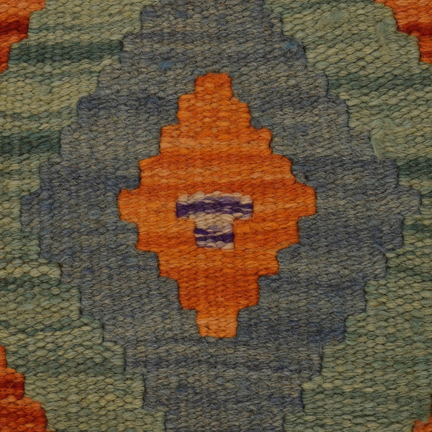 Handmade Natural Wool Kilim Rug 150 × 198 cm – No. P34906