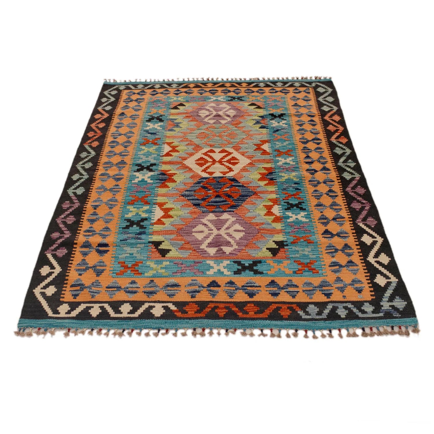 Handmade Vegetable Kilim 126 x 176 cm - No. P34927