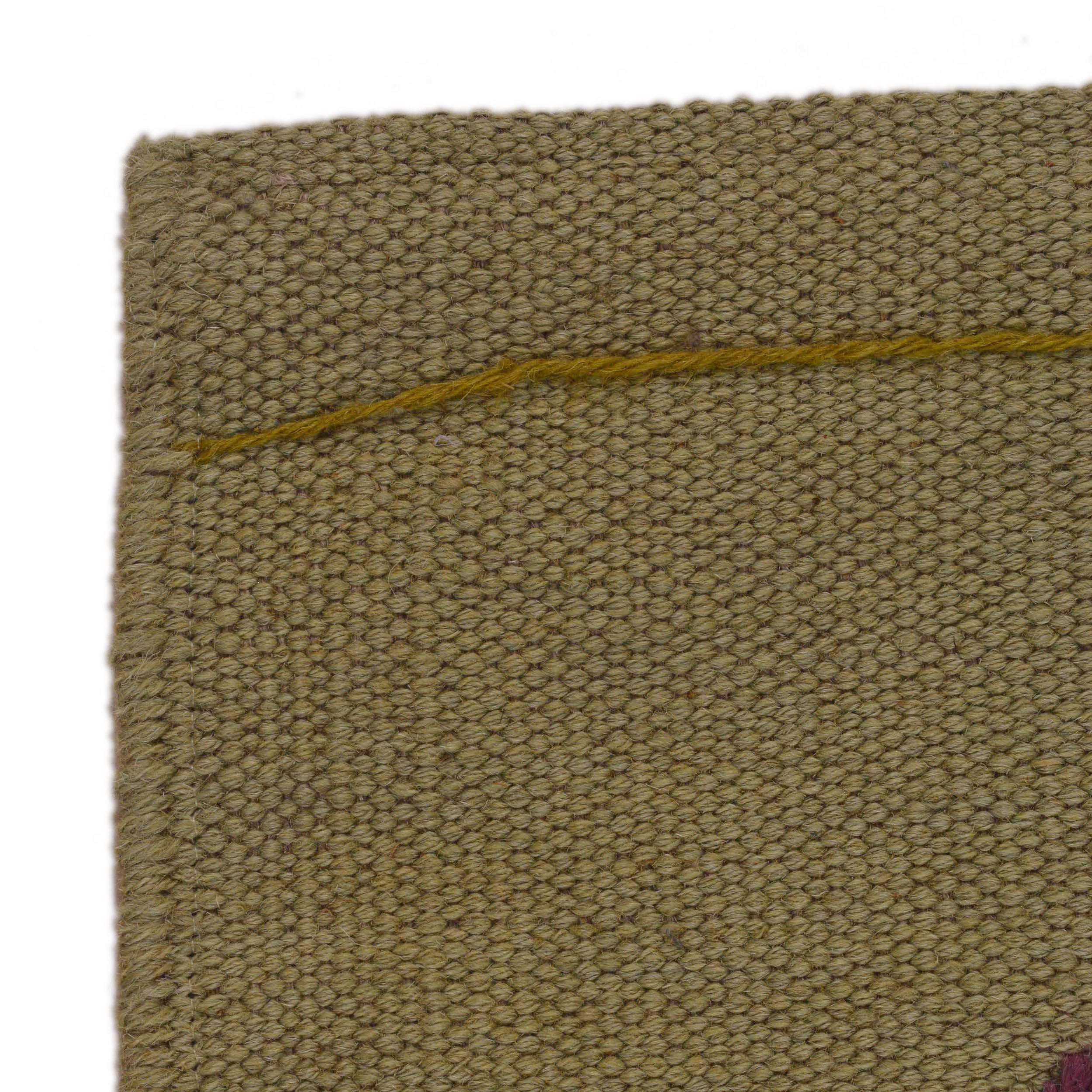 Handmade Embroidery Kilim Runner Rug – 24 x 73.6 in – P35158