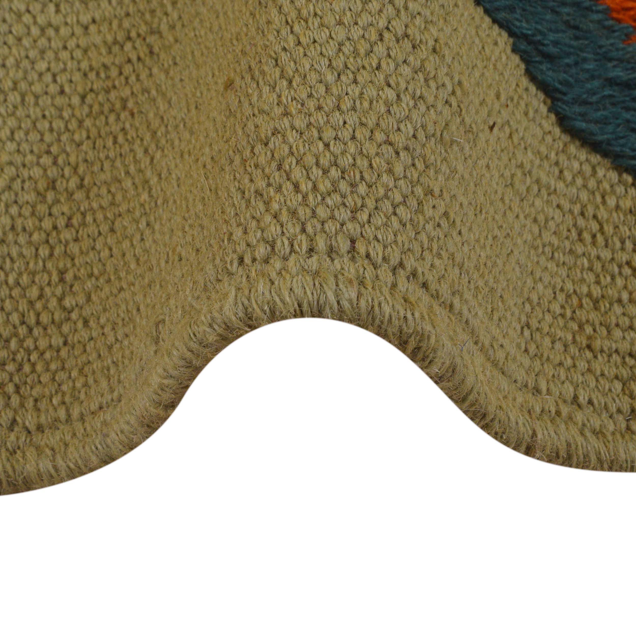 Handmade Embroidery Kilim Runner Rug – 24 x 73.6 in – P35158