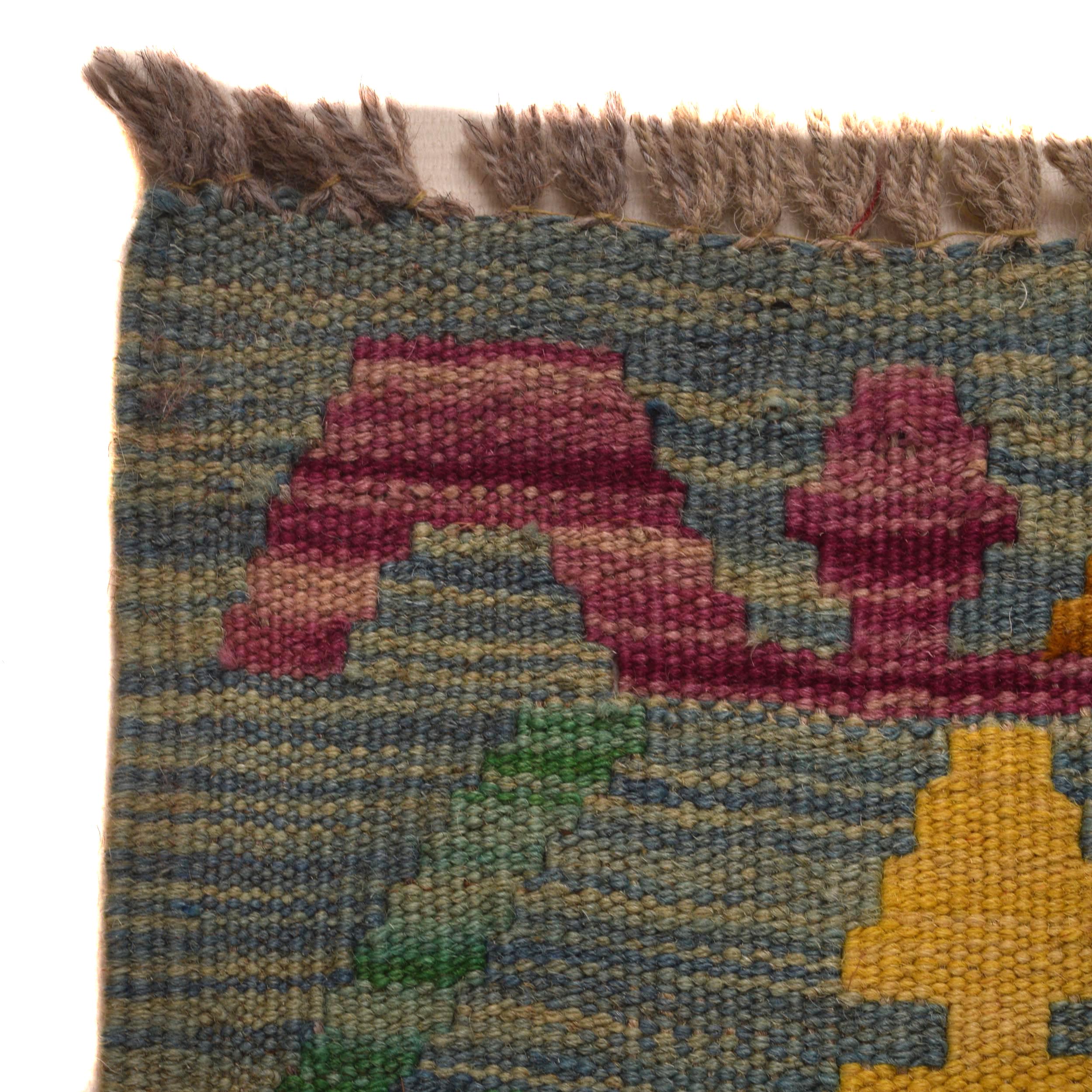 Handmade Vegetable Kilim 6' 7" x 9' 10" (ft) - No. P35227