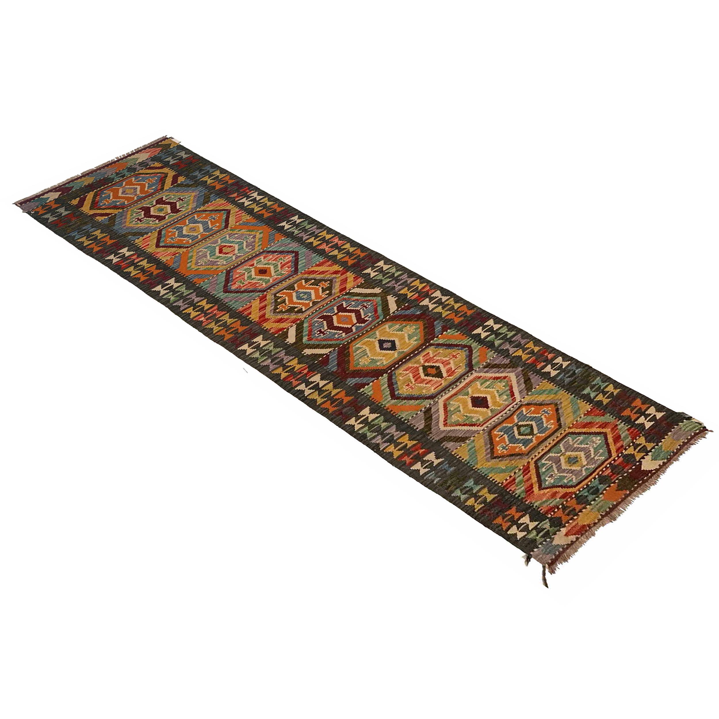 Vegetable Kelim Runner 2' 6" x 10' 0" (ft) - No. P35228