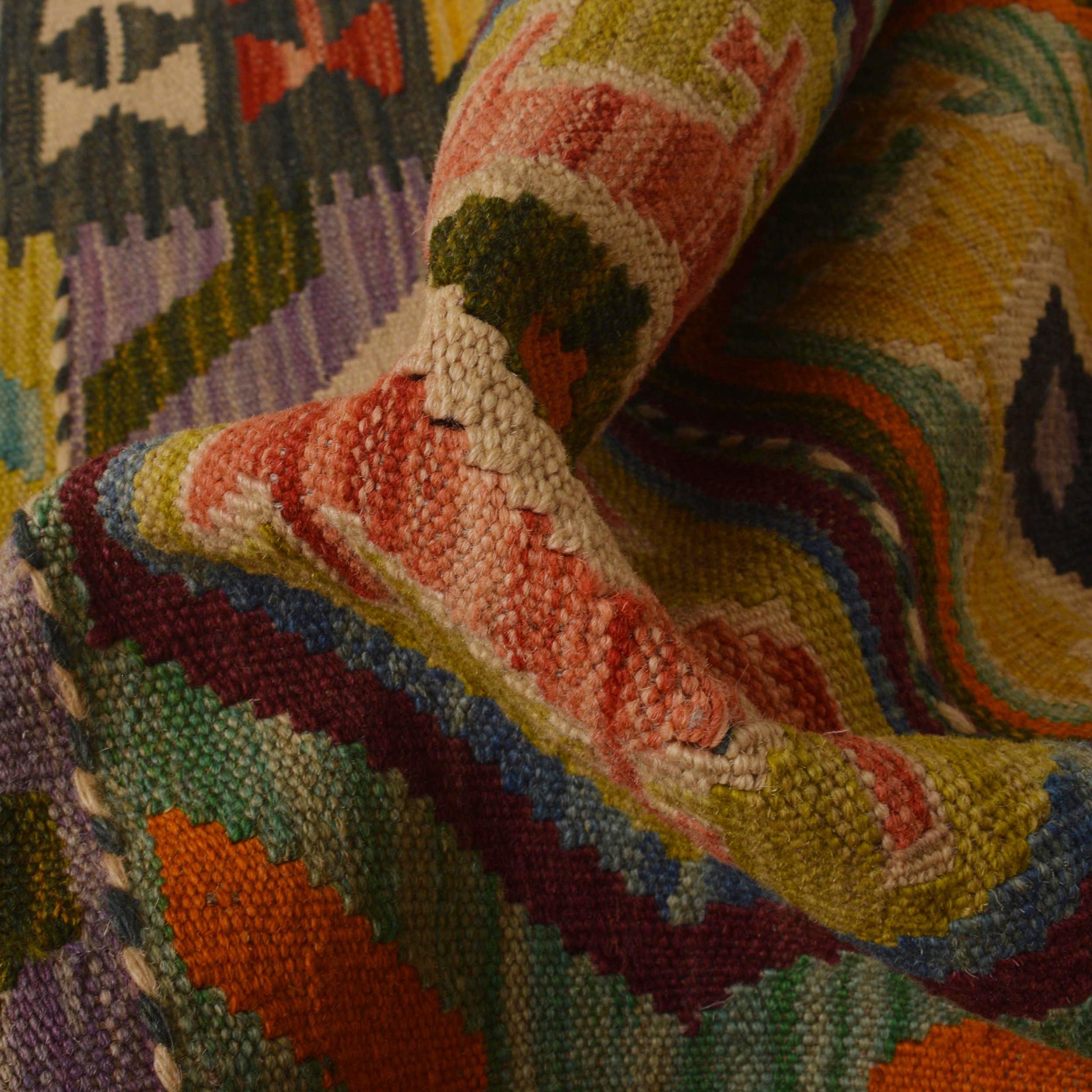 Vegetable Kelim Runner 2' 6" x 10' 0" (ft) - No. P35228