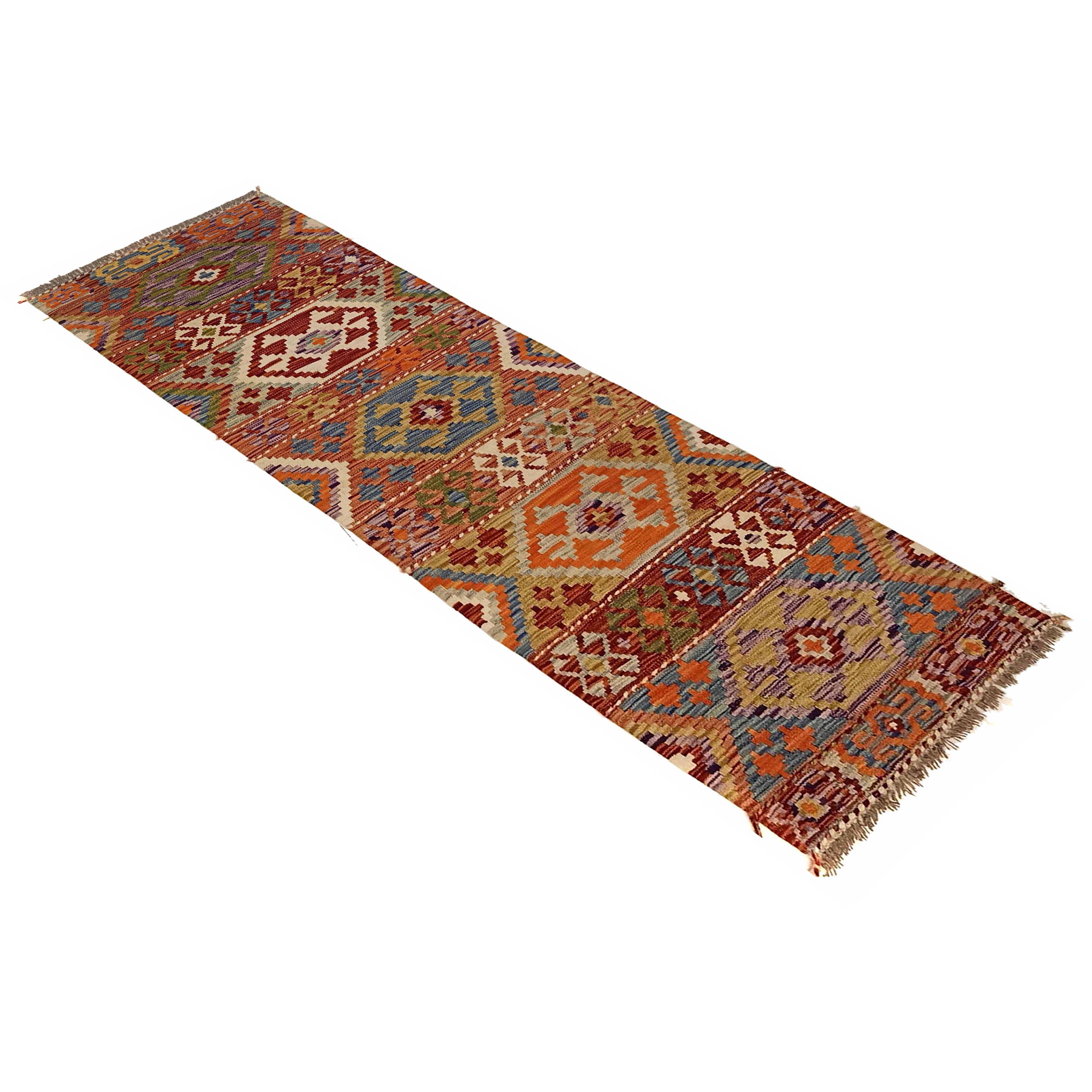 Vegetable Kilim Runner 2' 3" x 6' 9" (ft)- No. P35312