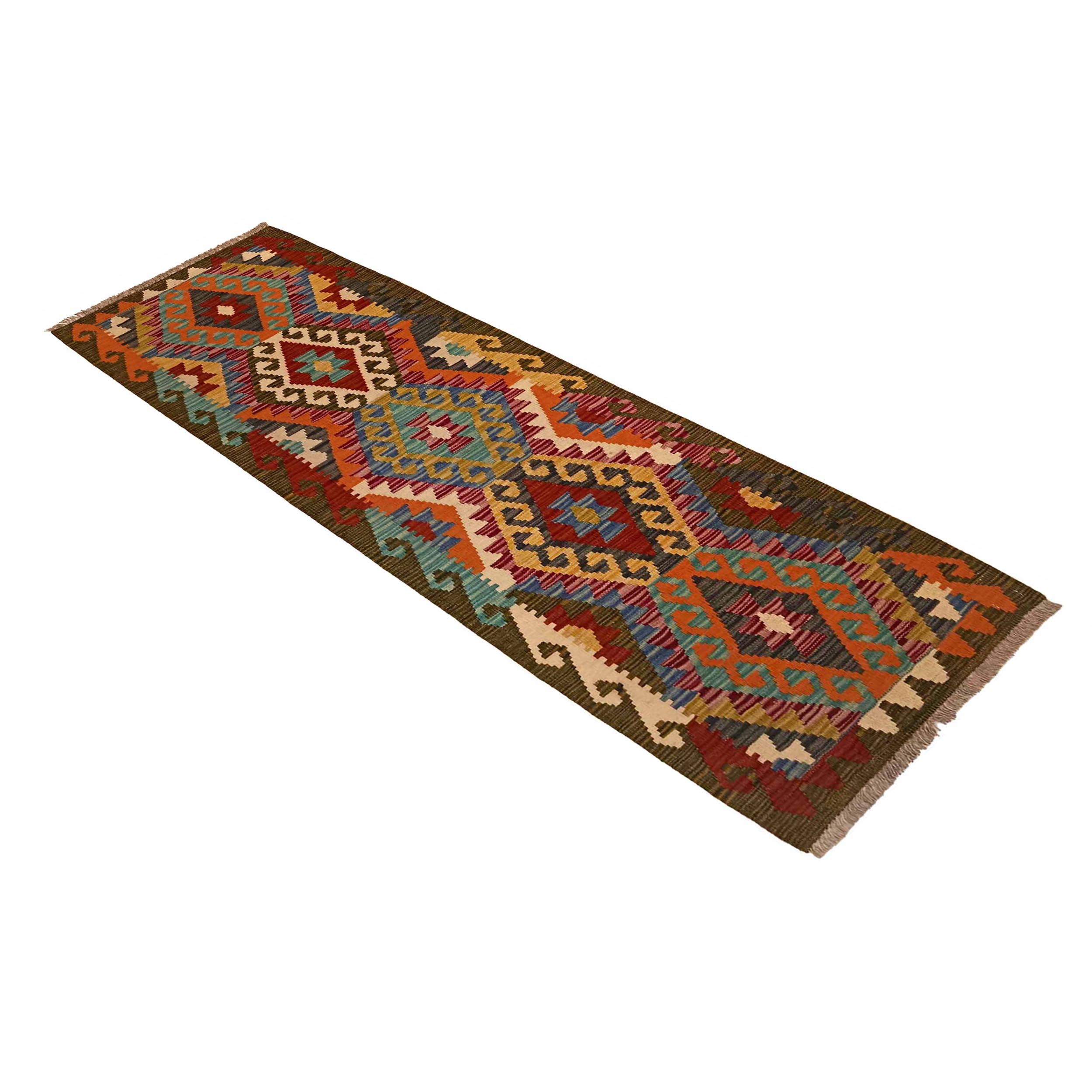 Vegetable Kelim Runner 1' 10" x 6' 4" (ft)- No. P35347