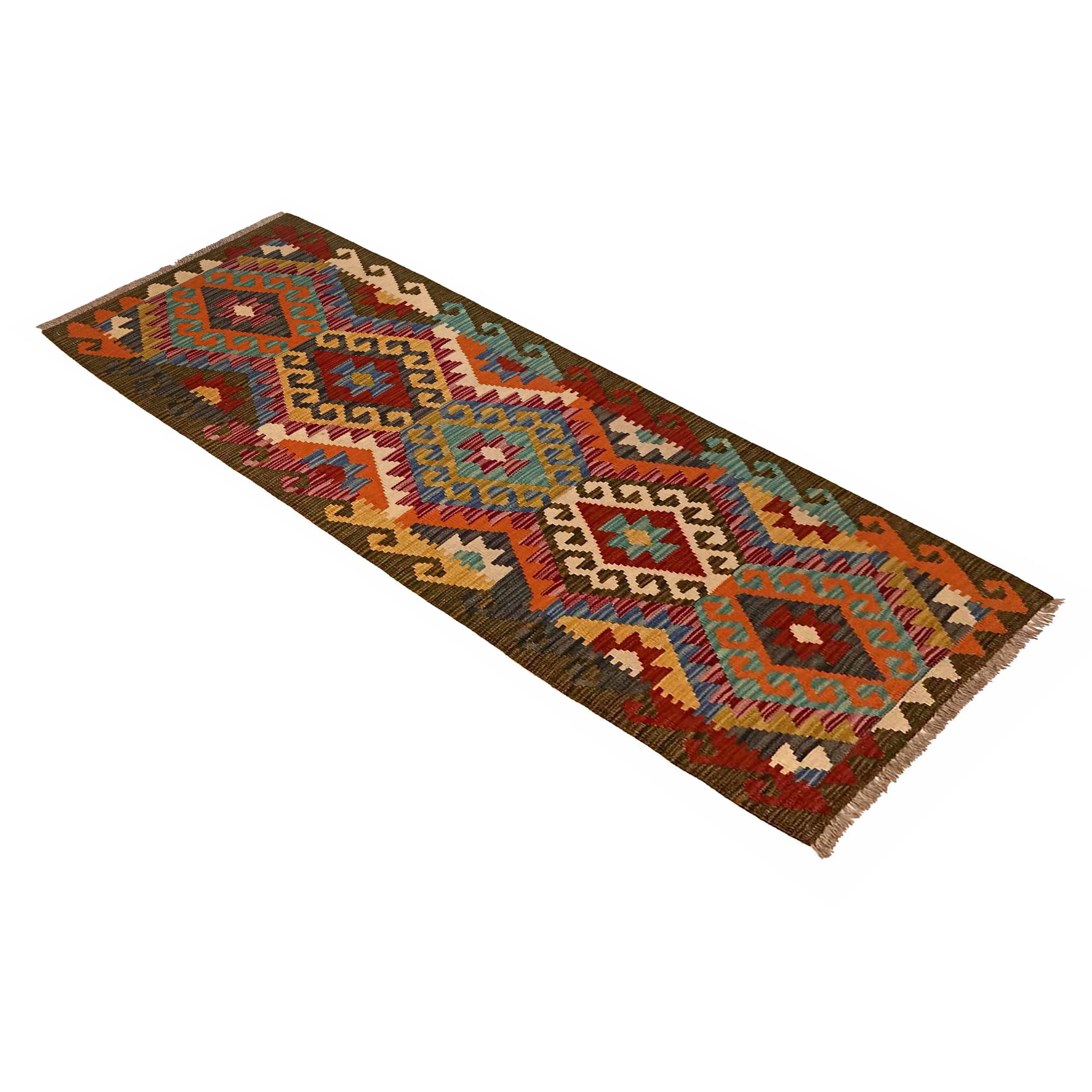 Vegetable Kelim Runner 1' 10" x 6' 4" (ft)- No. P35347