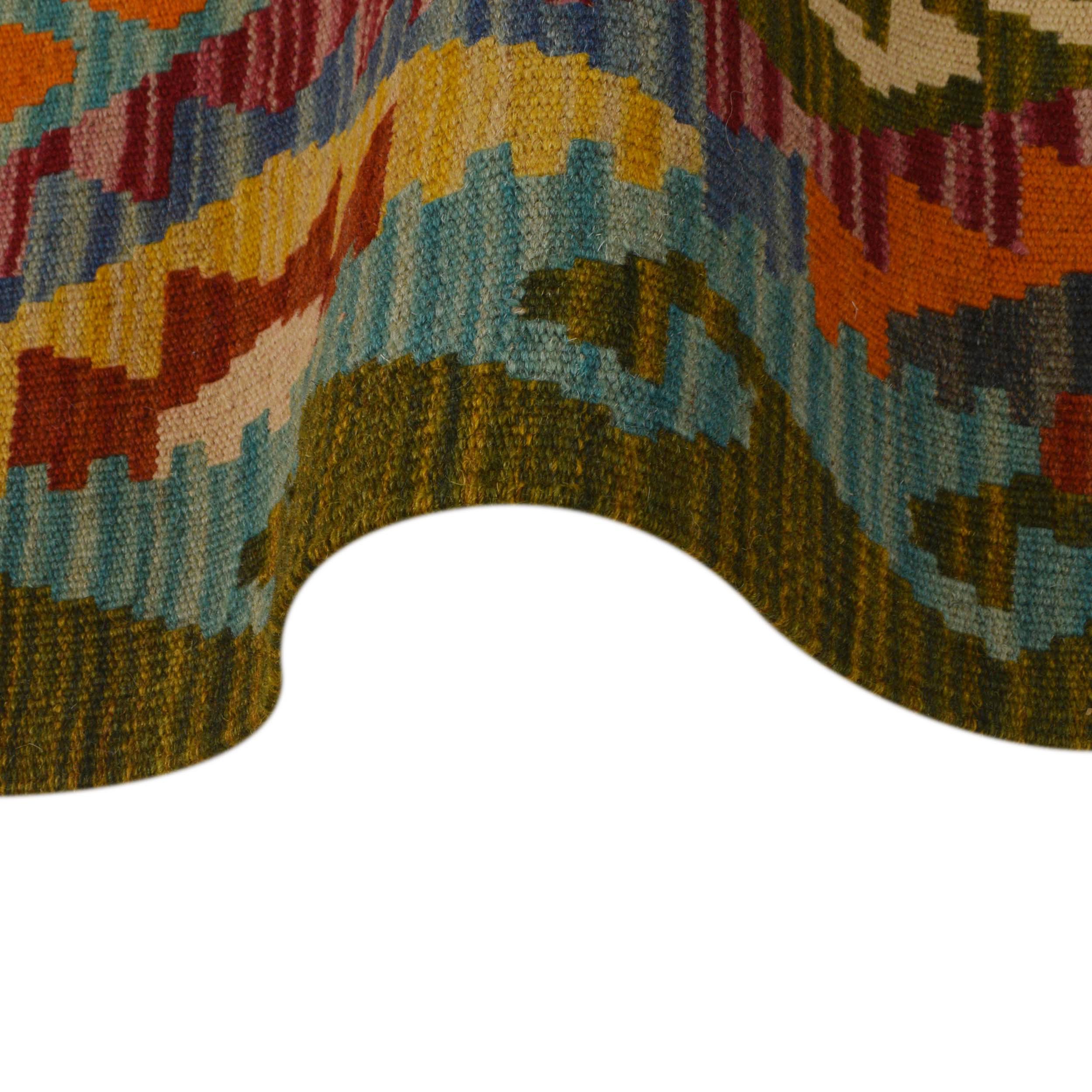 Vegetable Kelim Runner 1' 10" x 6' 4" (ft)- No. P35347