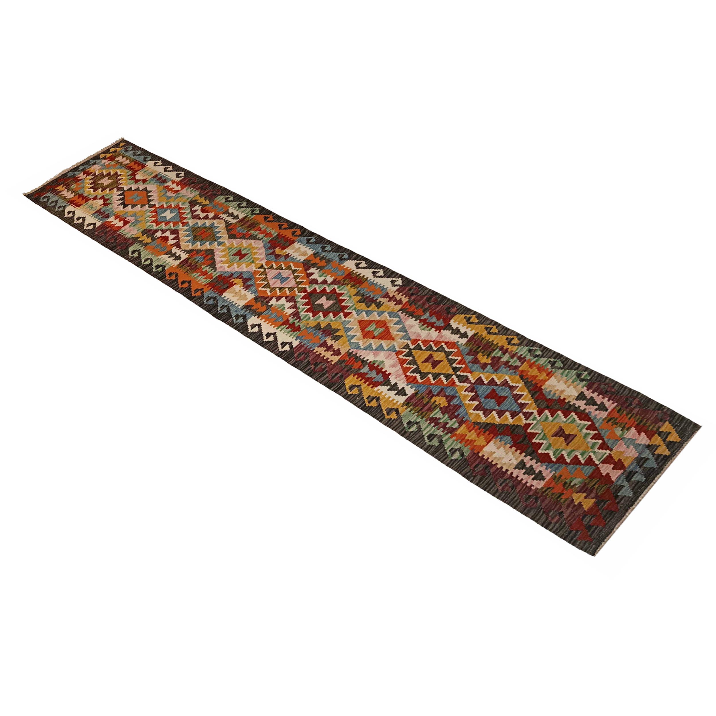 Vegetable Kilim Runner 1' 10" x 9' 5" (ft) - No. P35360