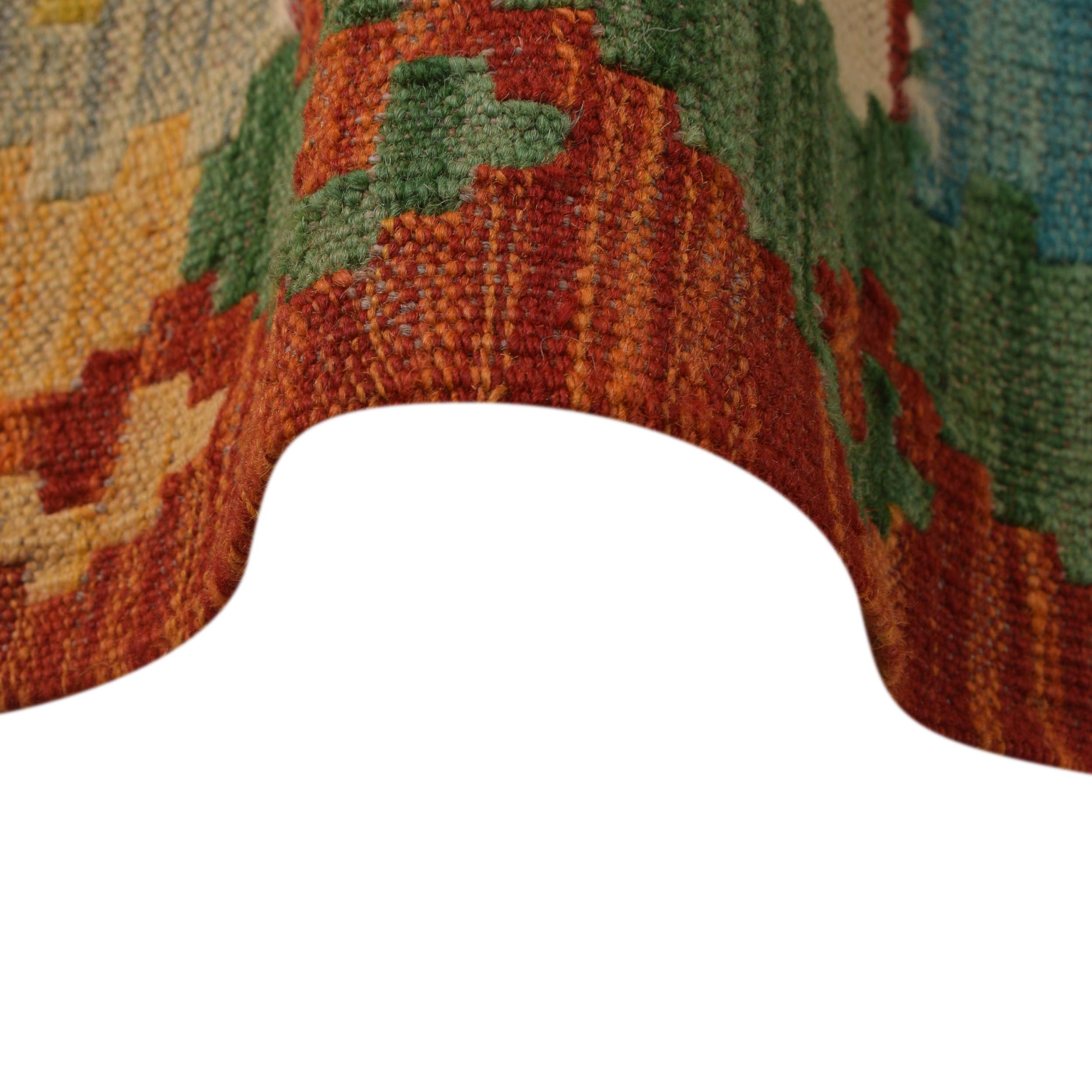 Handmade Vegetable Kelim 8' 3" x 9' 9" (ft) - No. P35382