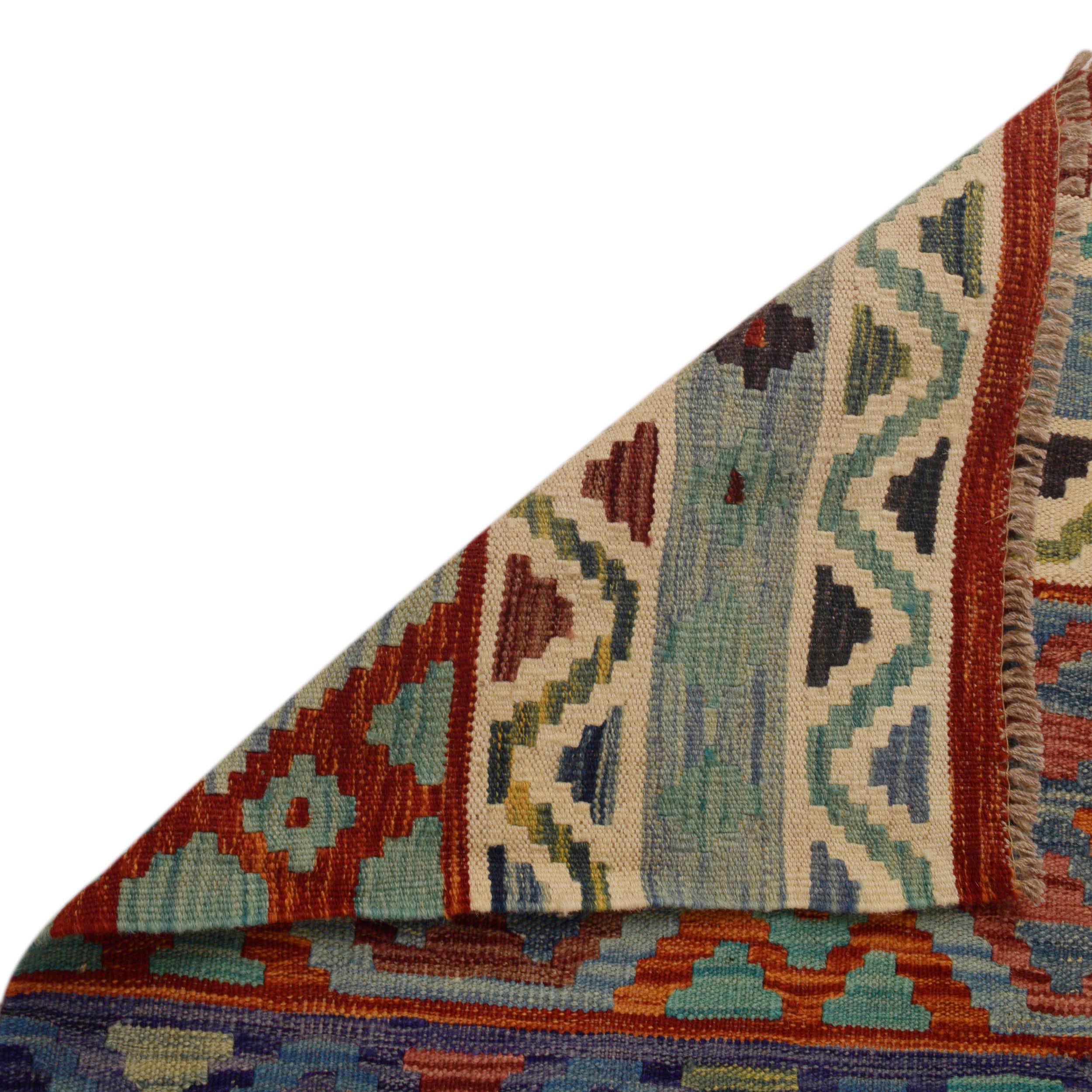 Handmade Vegetable Kelim 8' 3 x 11' 6 (ft) - No. P35385