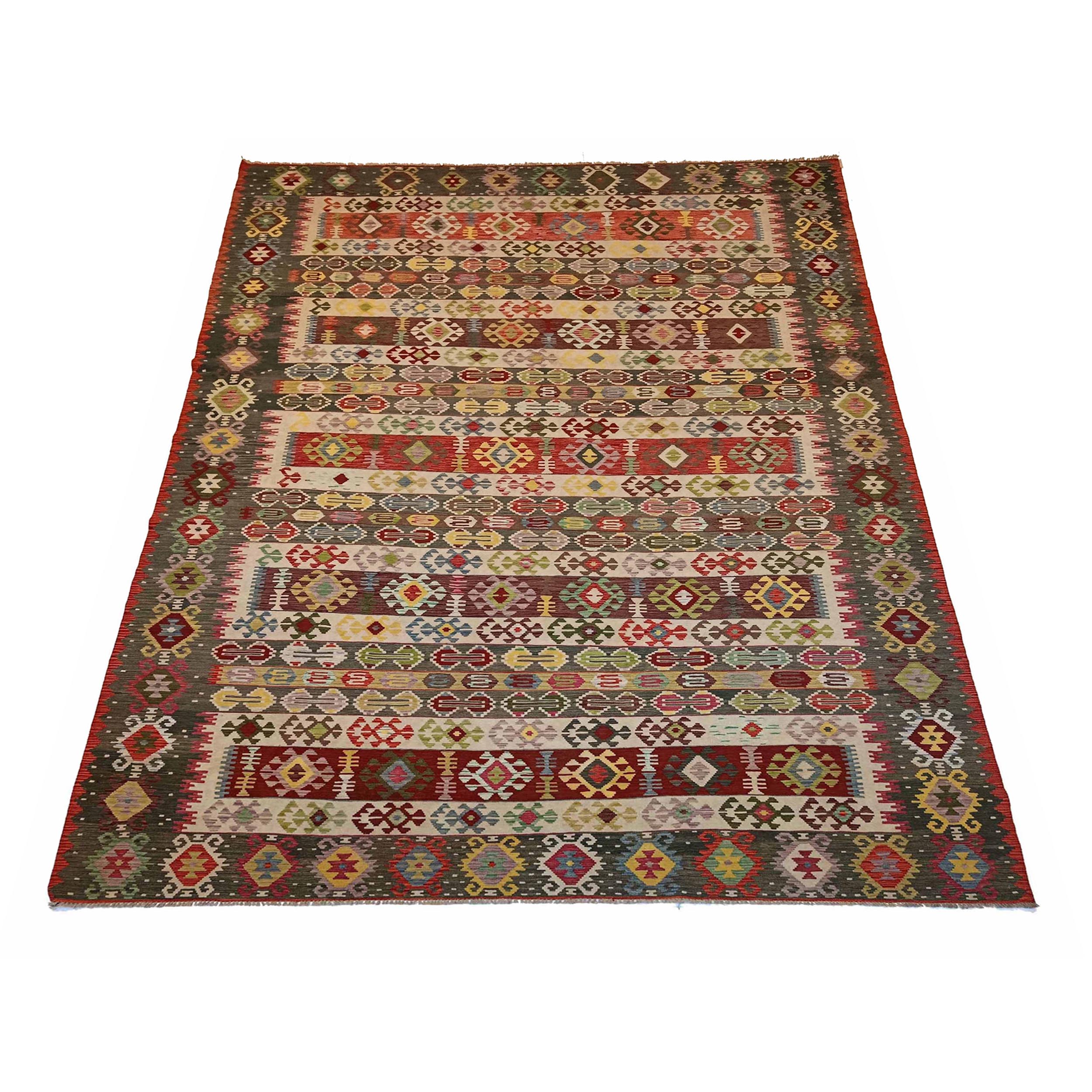 Handmade Vegetable Kilim 10' 0" x 16' 5" (ft) - No. P35386