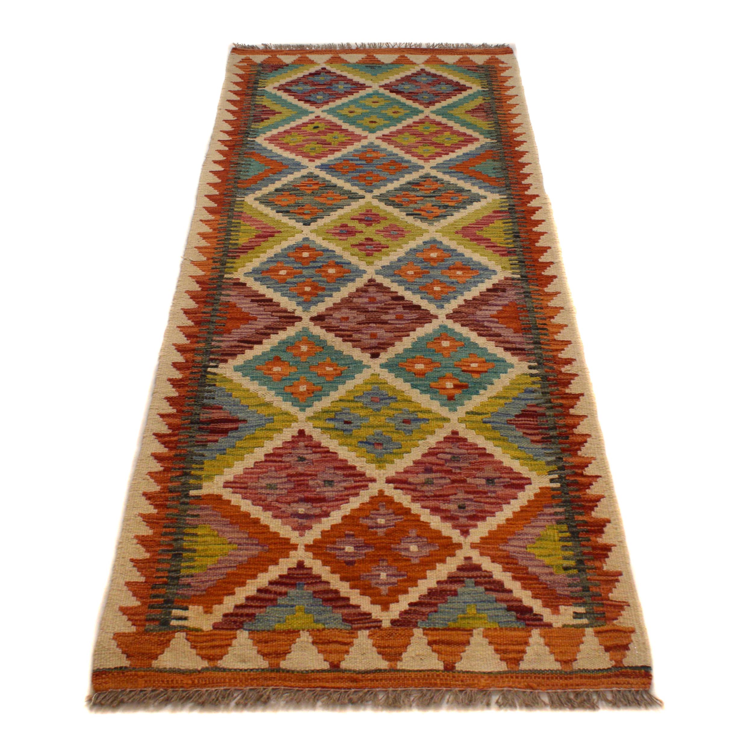 Vegetable Kilim Runner 76 x 201 cm – Carpet ID: P35501