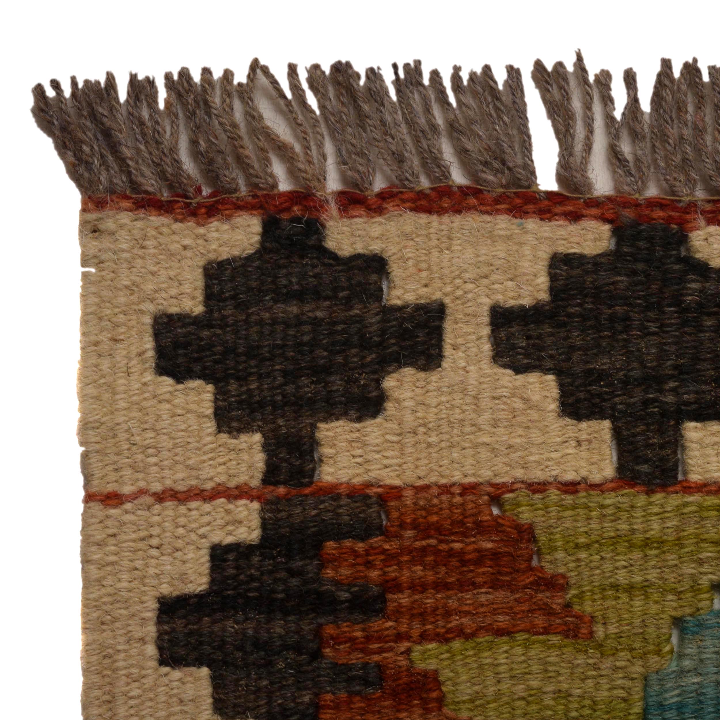 Vegetable Kelim Runner Wool Rug 83 x 198 cm P35502