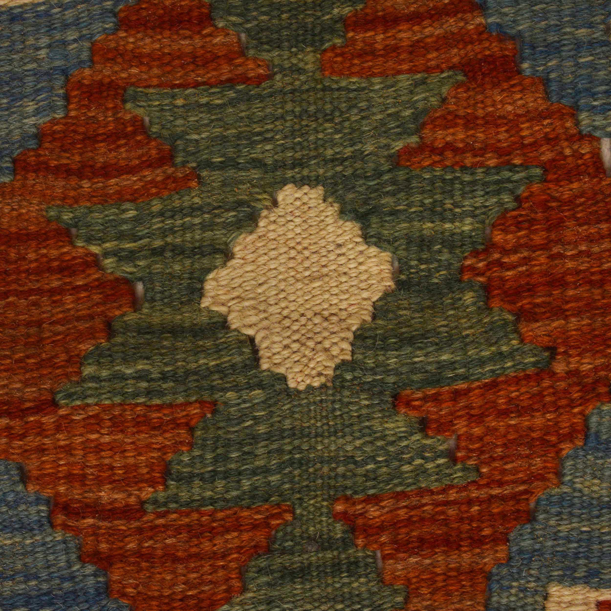 Vegetable Kelim Runner Wool Rug 83 x 198 cm P35502