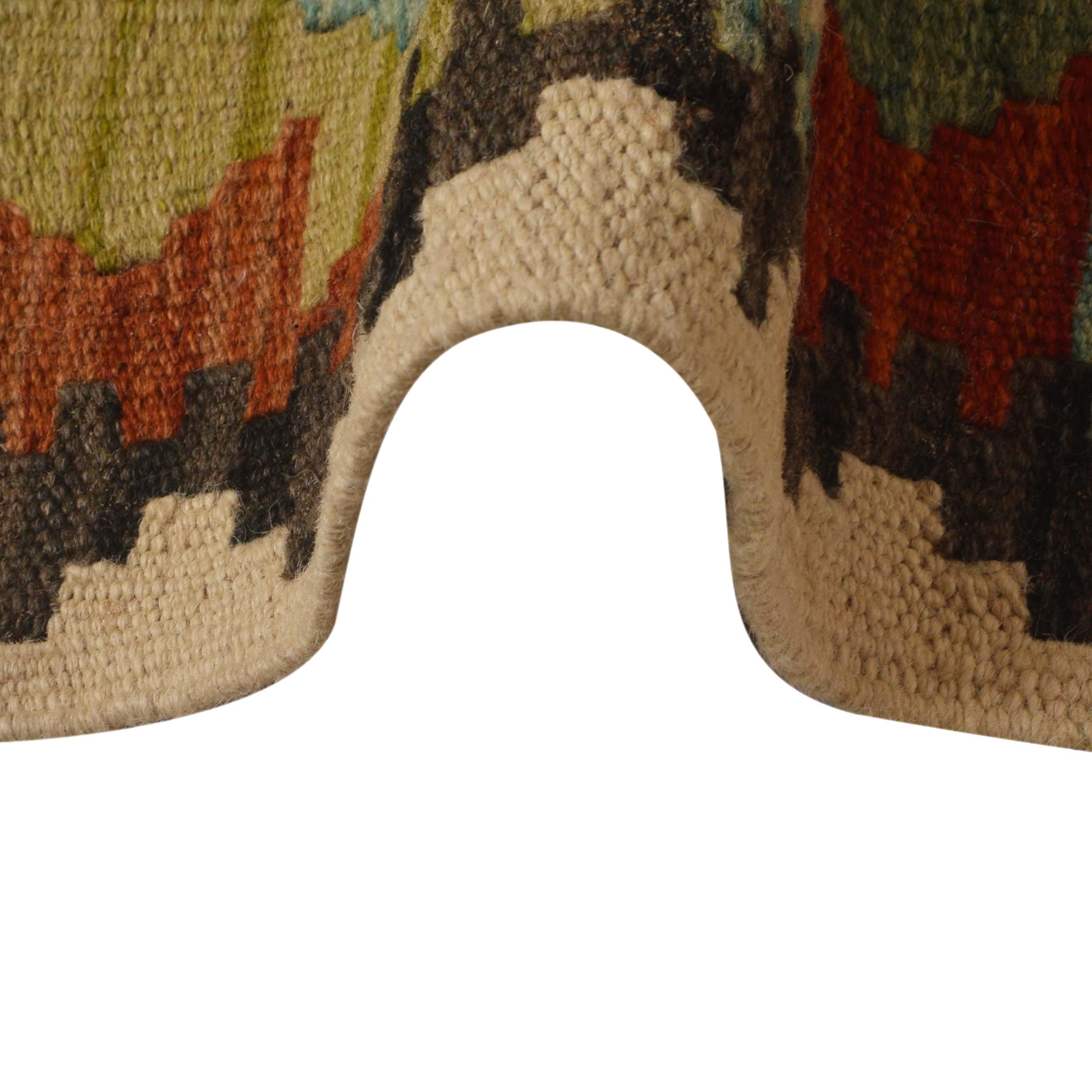 Vegetable Kelim Runner Wool Rug 83 x 198 cm P35502