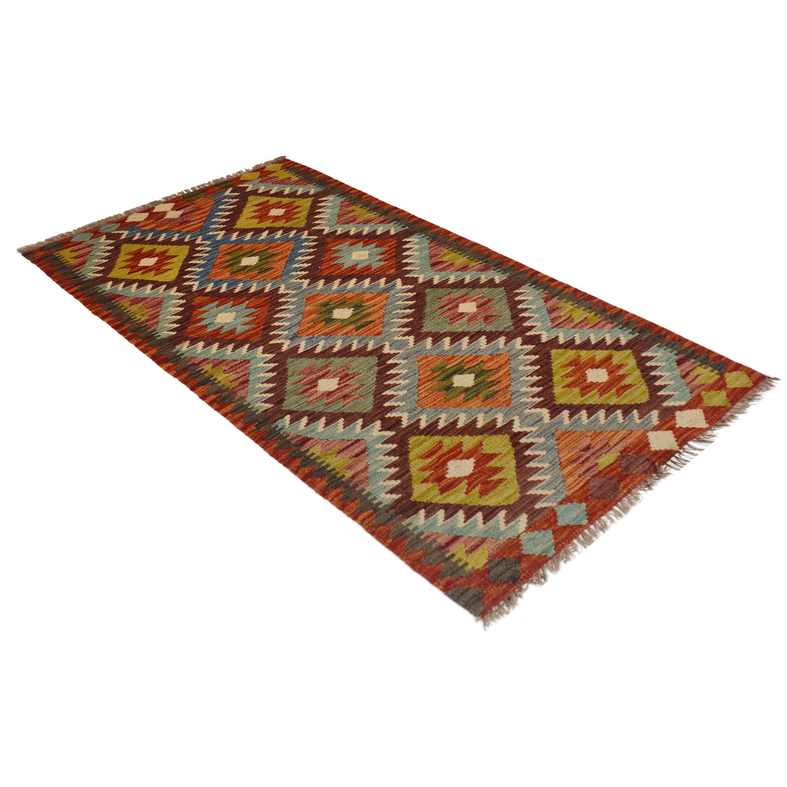 Vegetable Kilim Runner 87 x 185 cm – Carpet ID: P35503