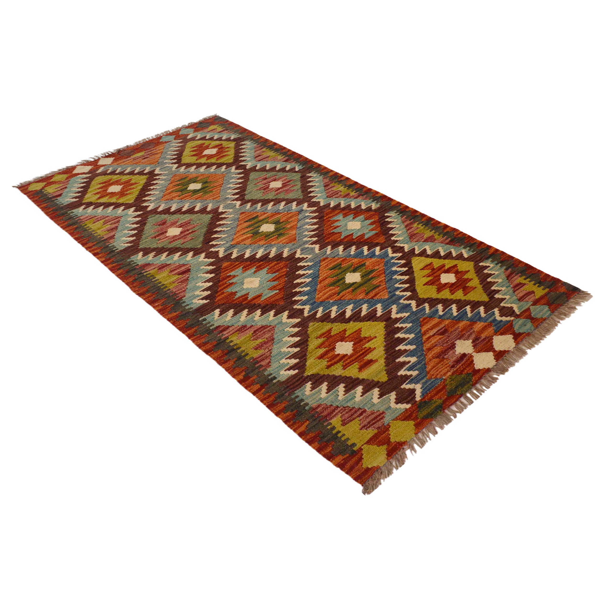 Vegetable Kilim Runner 87 x 185 cm – Carpet ID: P35503