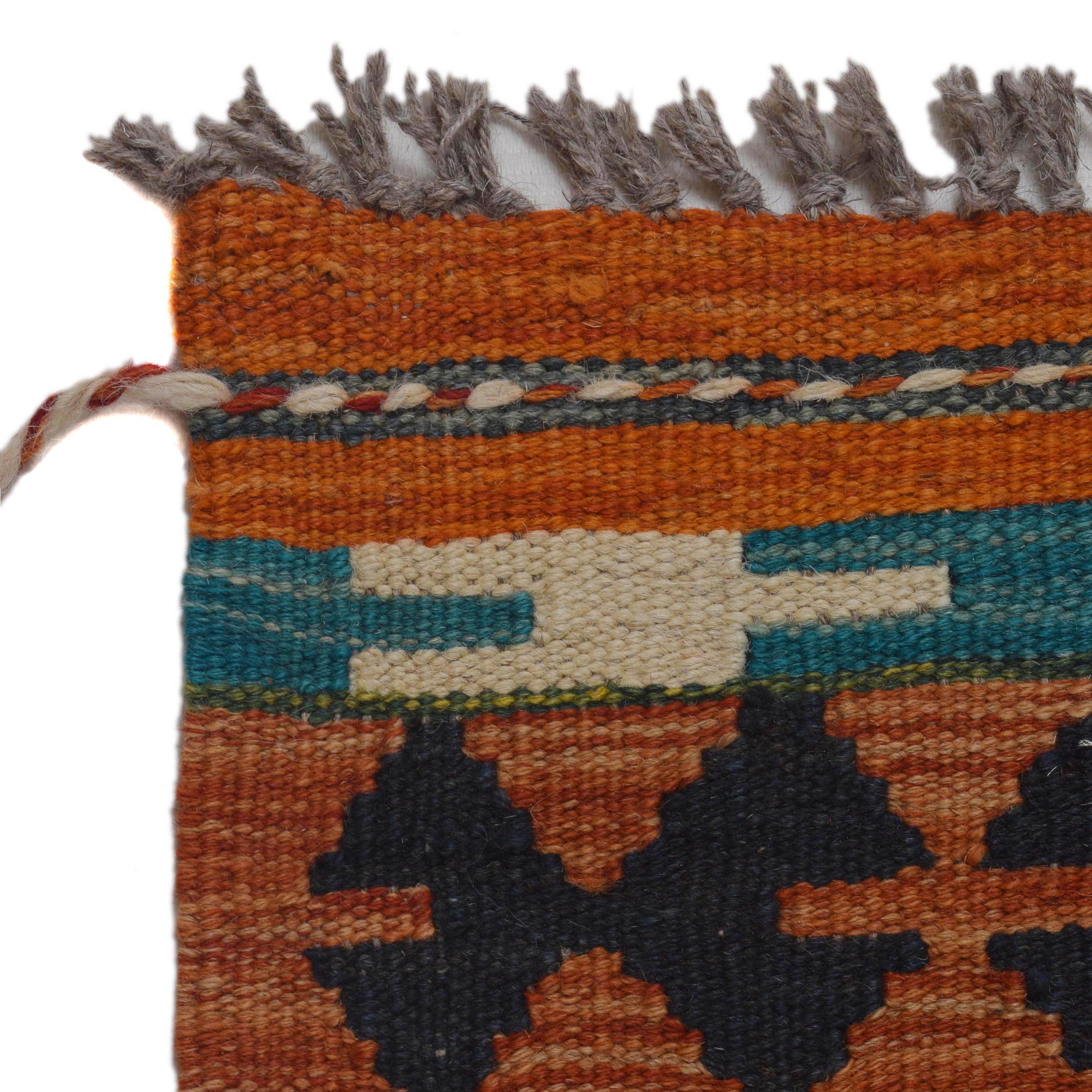 Handmade Vegetable Kelim 5' 10" x 8' 1" (ft) - No. P35653