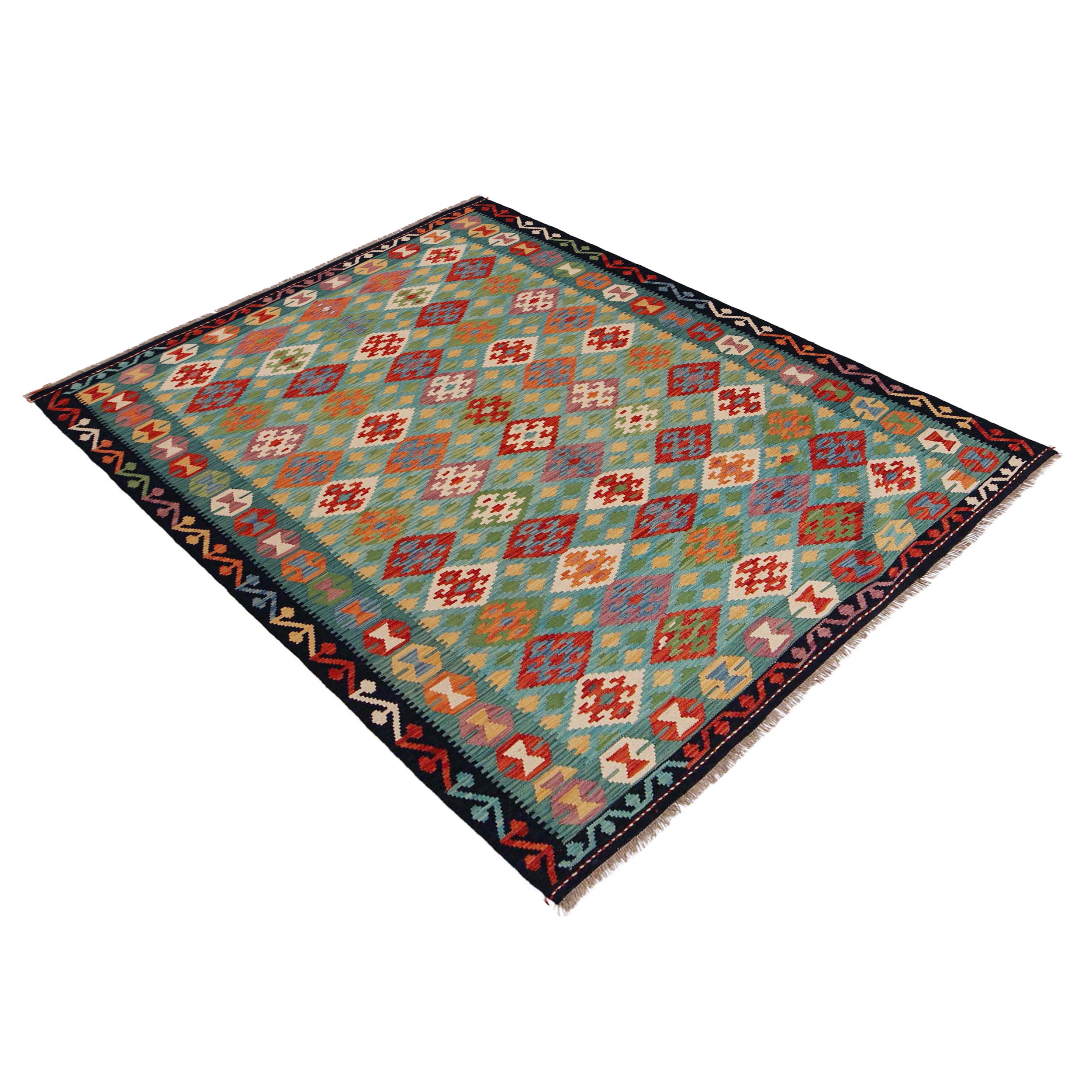 Handmade Wool Area Rug 177 x 255 cm (ID 36077)