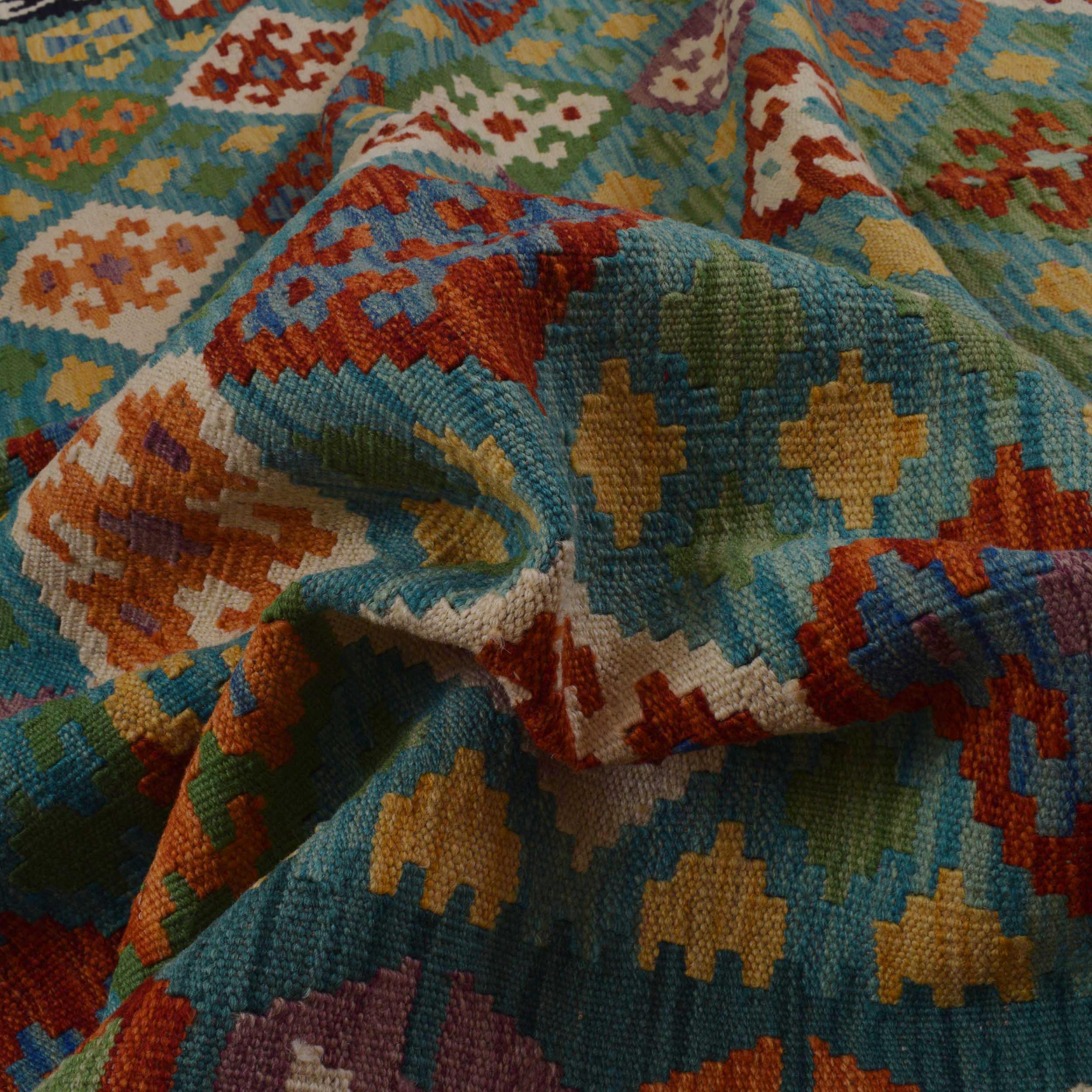 Handmade Wool Area Rug 177 x 255 cm (ID 36077)