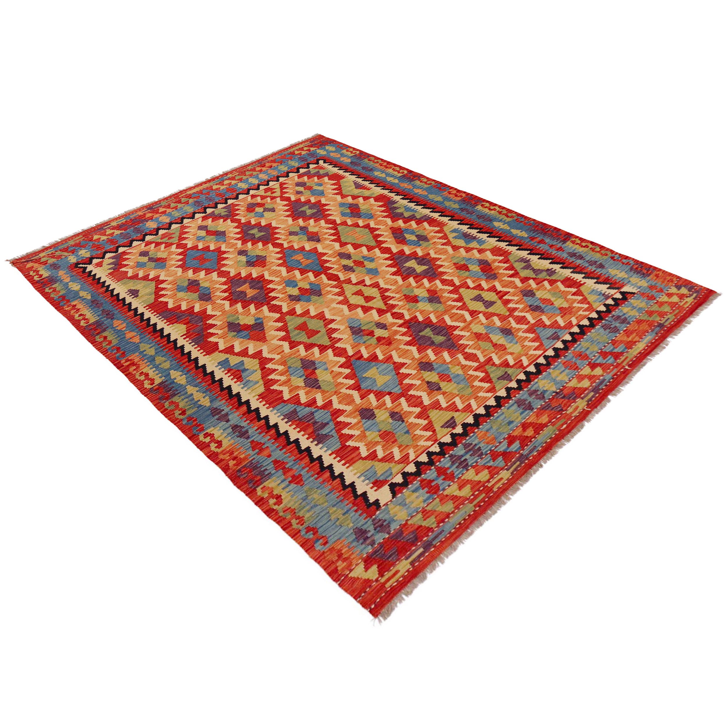 Handmade Wool Kilim Rug 184 x 251 cm (ID P36078)