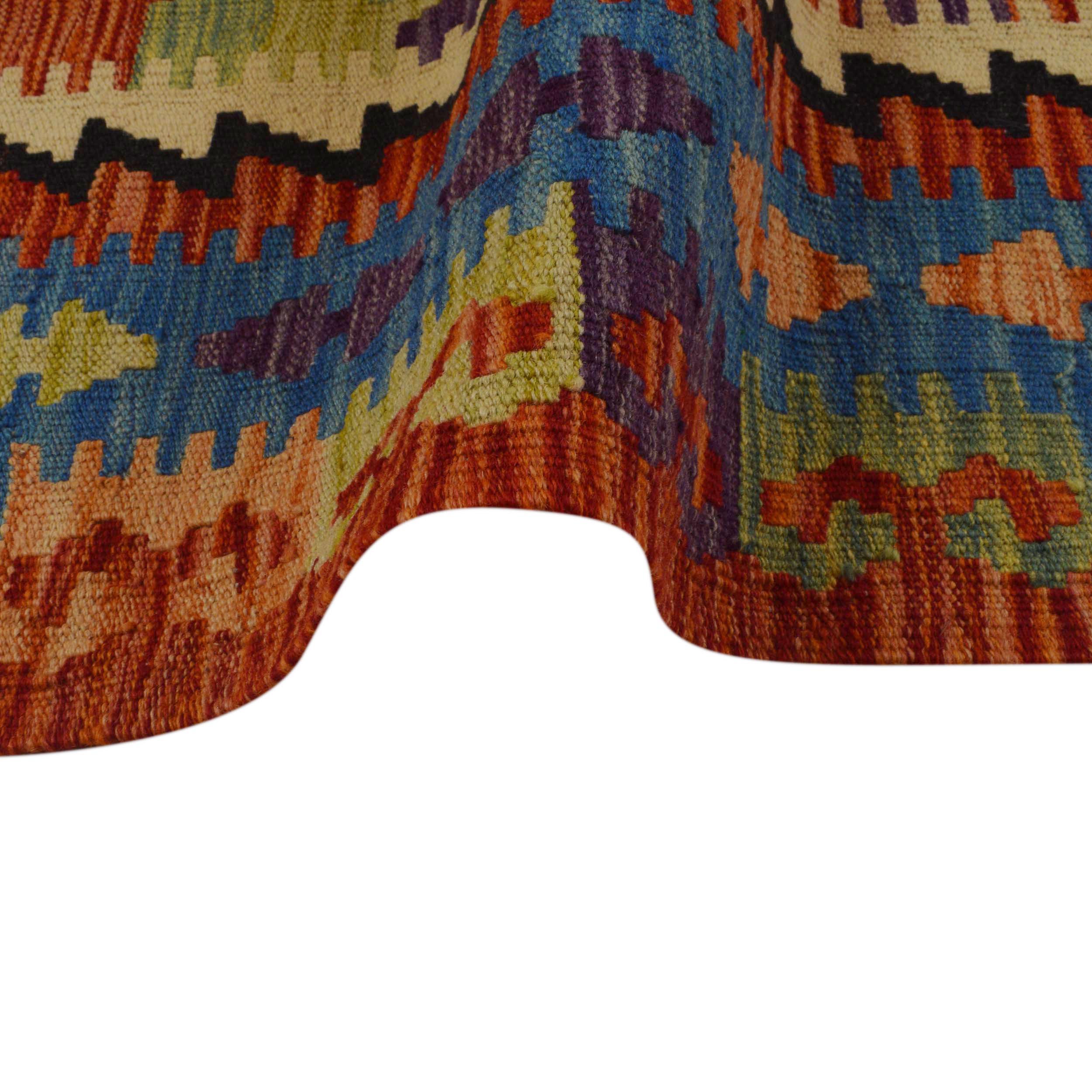 Handmade Wool Kilim Rug 184 x 251 cm (ID P36078)