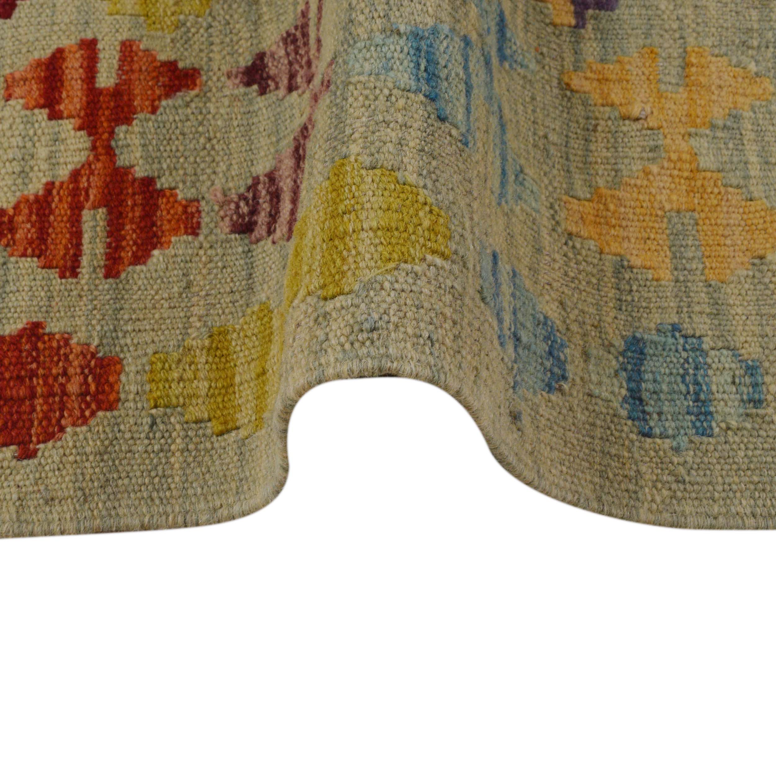 Handmade Wool Kilim Rug 181 x 232 cm (ID P36079)