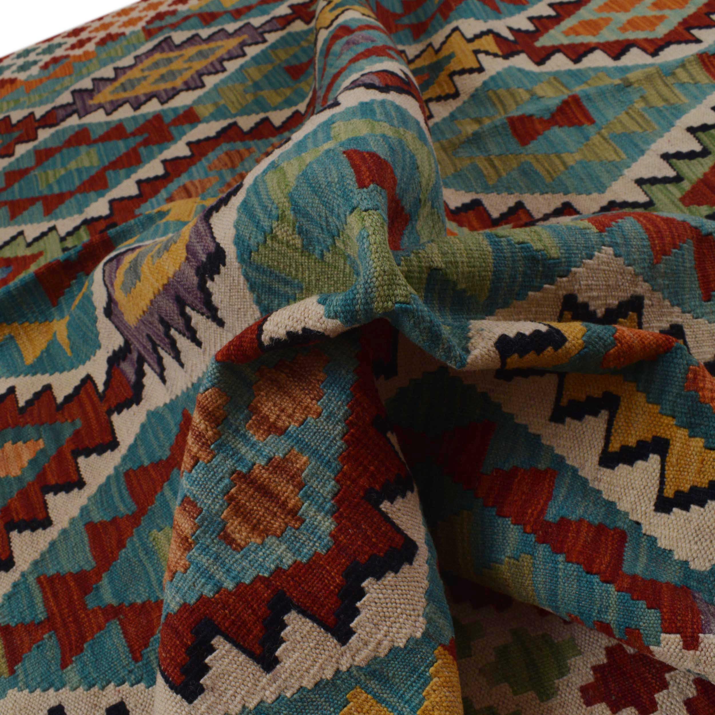 Handmade Wool Area Rug 174 x 250 cm (ID P36081)